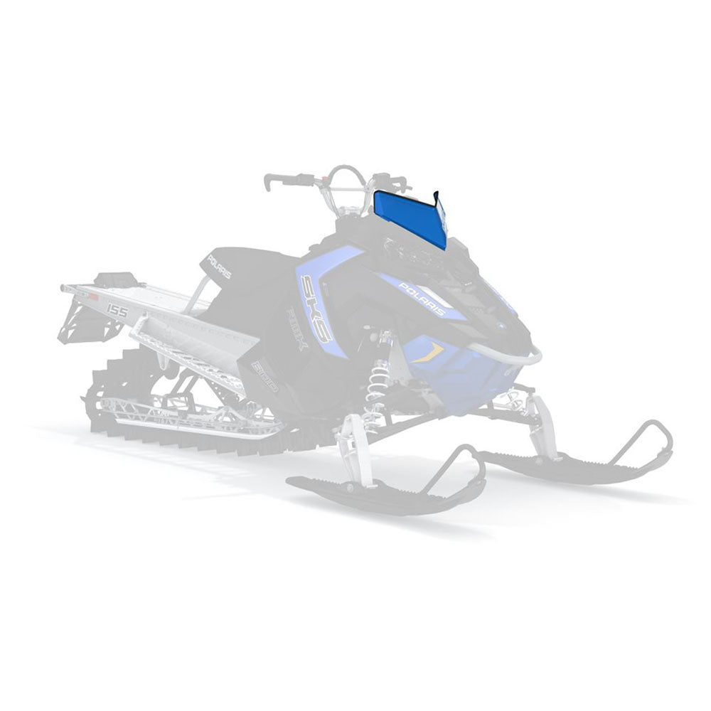 Polaris 2881244 Blue/White Low 7" Windshield Indy Rush Switchback 800 850 600