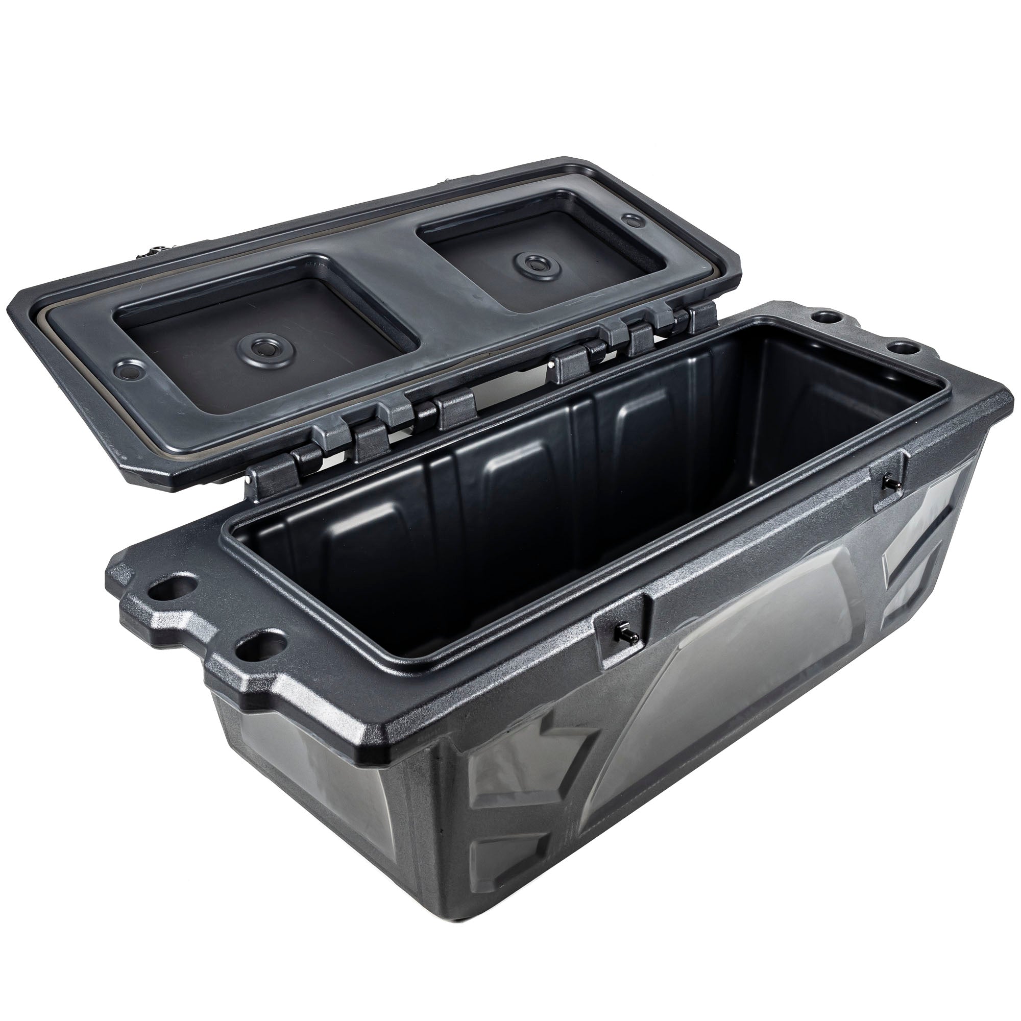 Polaris 2881527 Lock & Ride Black Plastic Rear Cargo Box General 1000 XP 4 Premium Troy