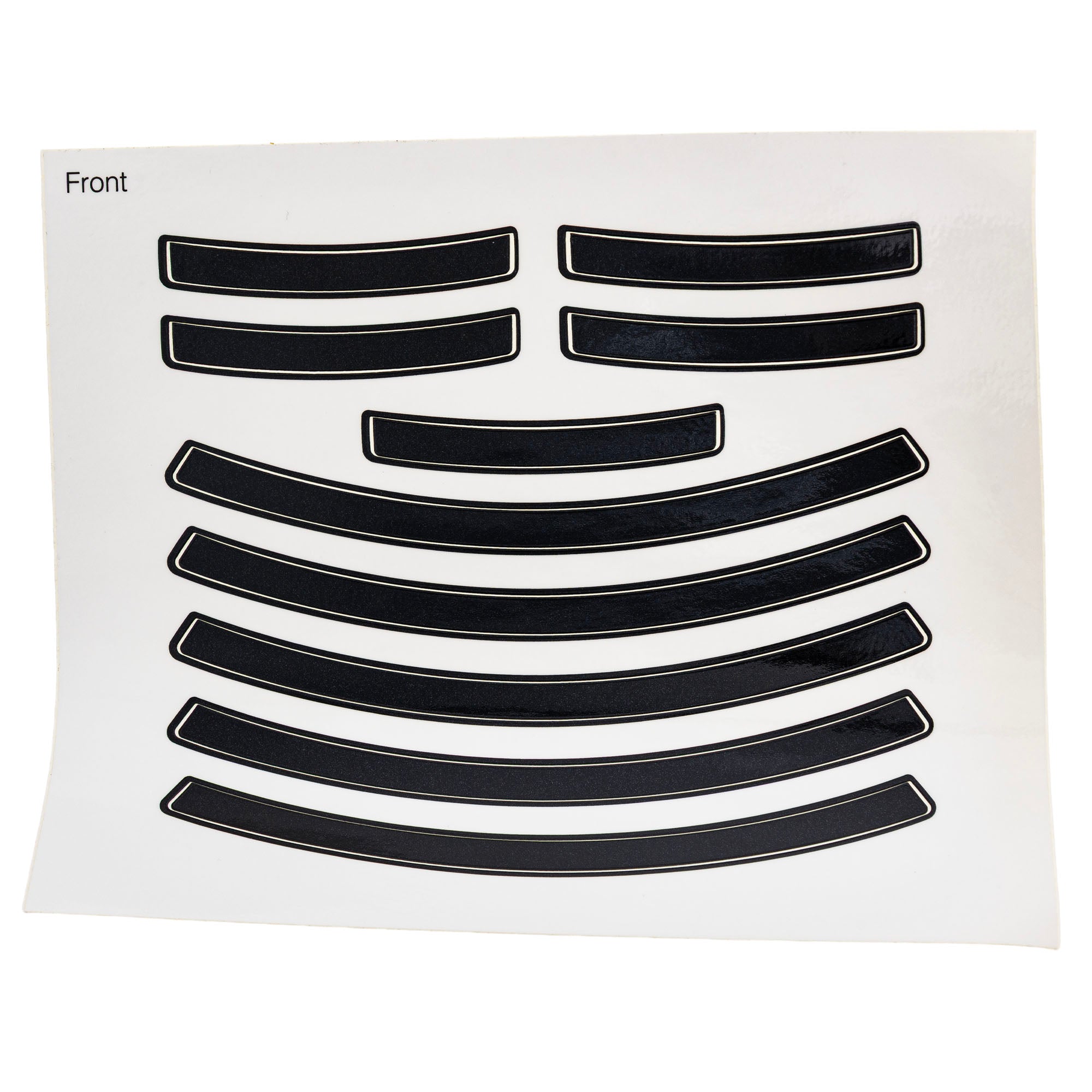 Slingshot 2881817-666 Polaris Black Pearl Rim and Mirror Decal Kit 2015-2019