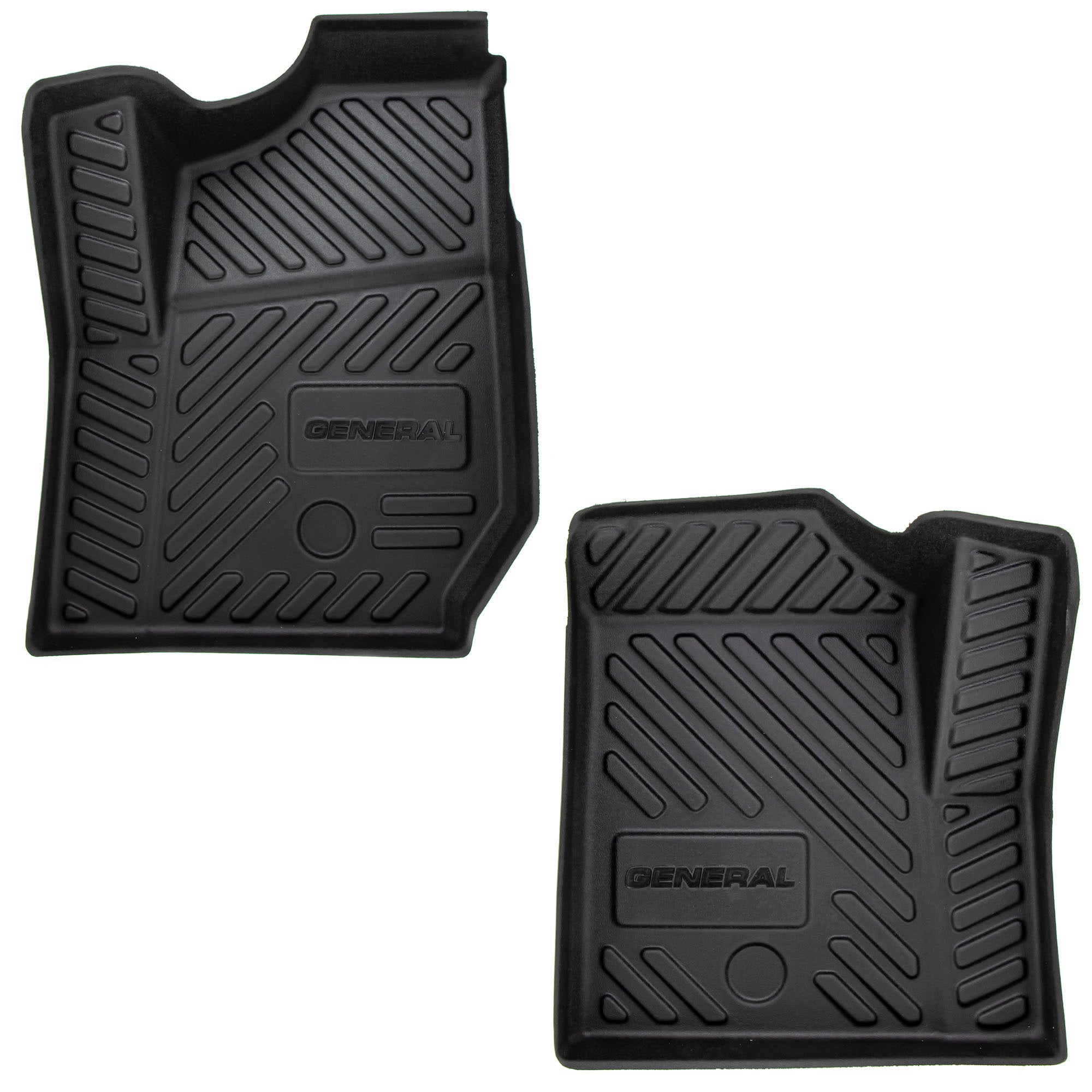 Polaris 2881934 Rubber Molded Front Floor Mats RZR General 1000 XP S 4