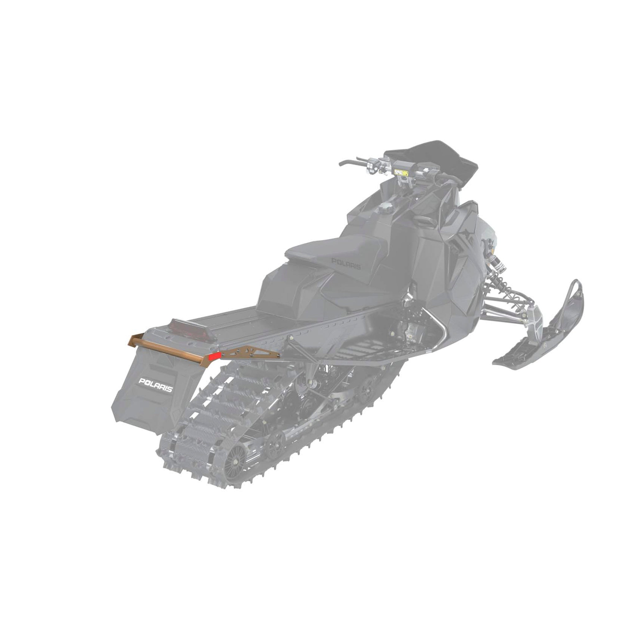 Polaris 2881941-703 Matte Gold Rear Elite Bumper Switchback RMK Voyager 800 850