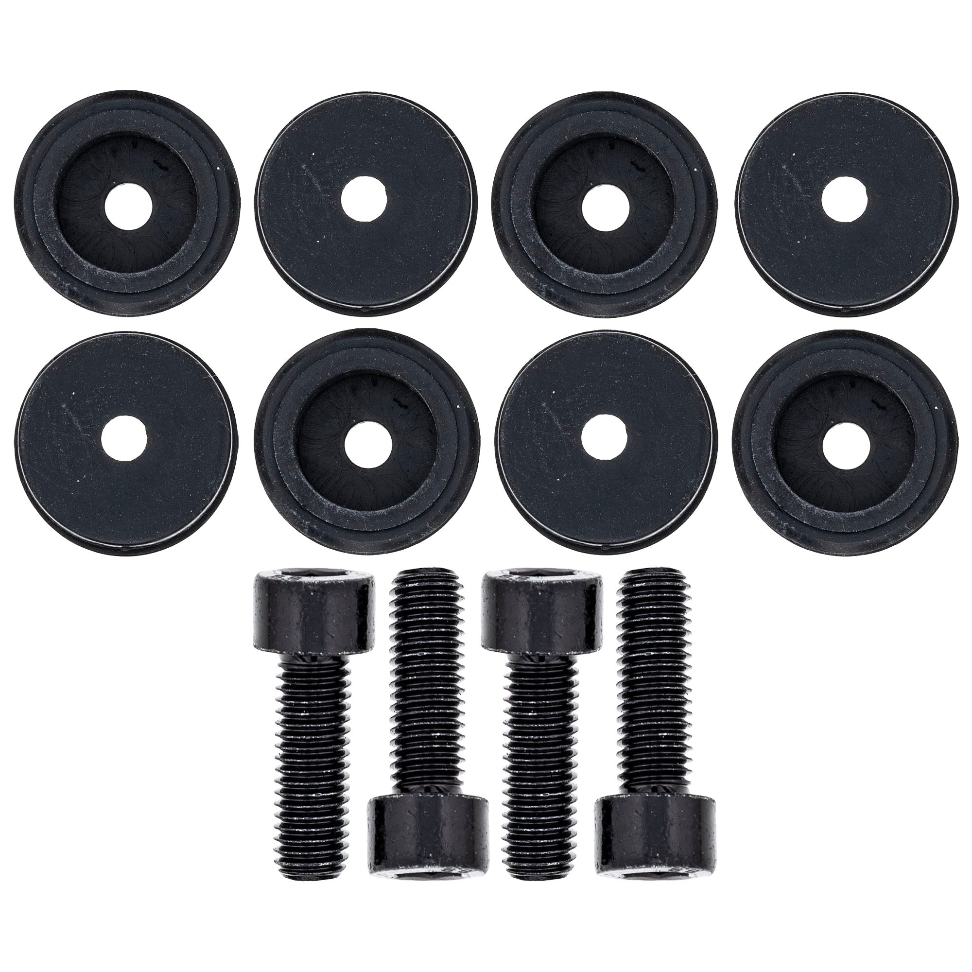 Polaris 2881992 4-Seat Extreme Kick-Out Black Steel Rock Sliders 4 General 1000