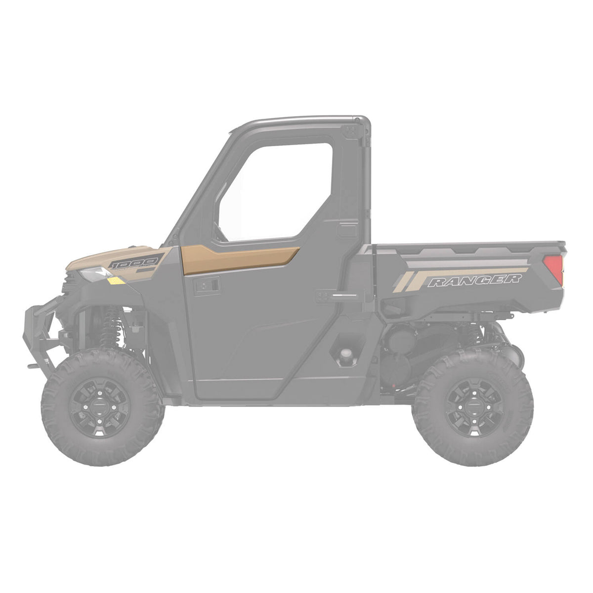 Polaris Military Tan Front Door Accent Panel 2882870-686 alternate view