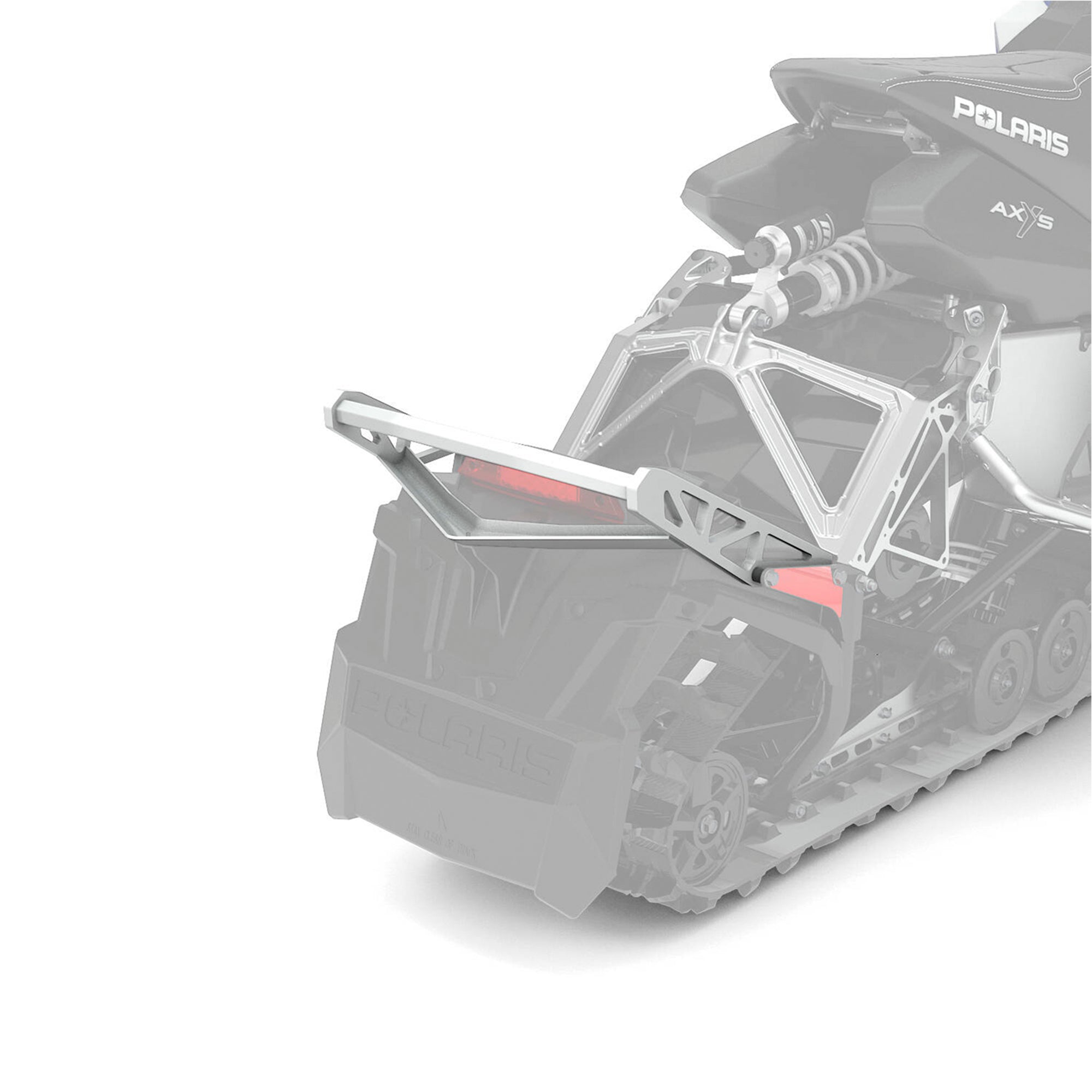 Polaris 2882926-133 Bright White Rear Elite Pro Bumper Rush Switchback XCR 800