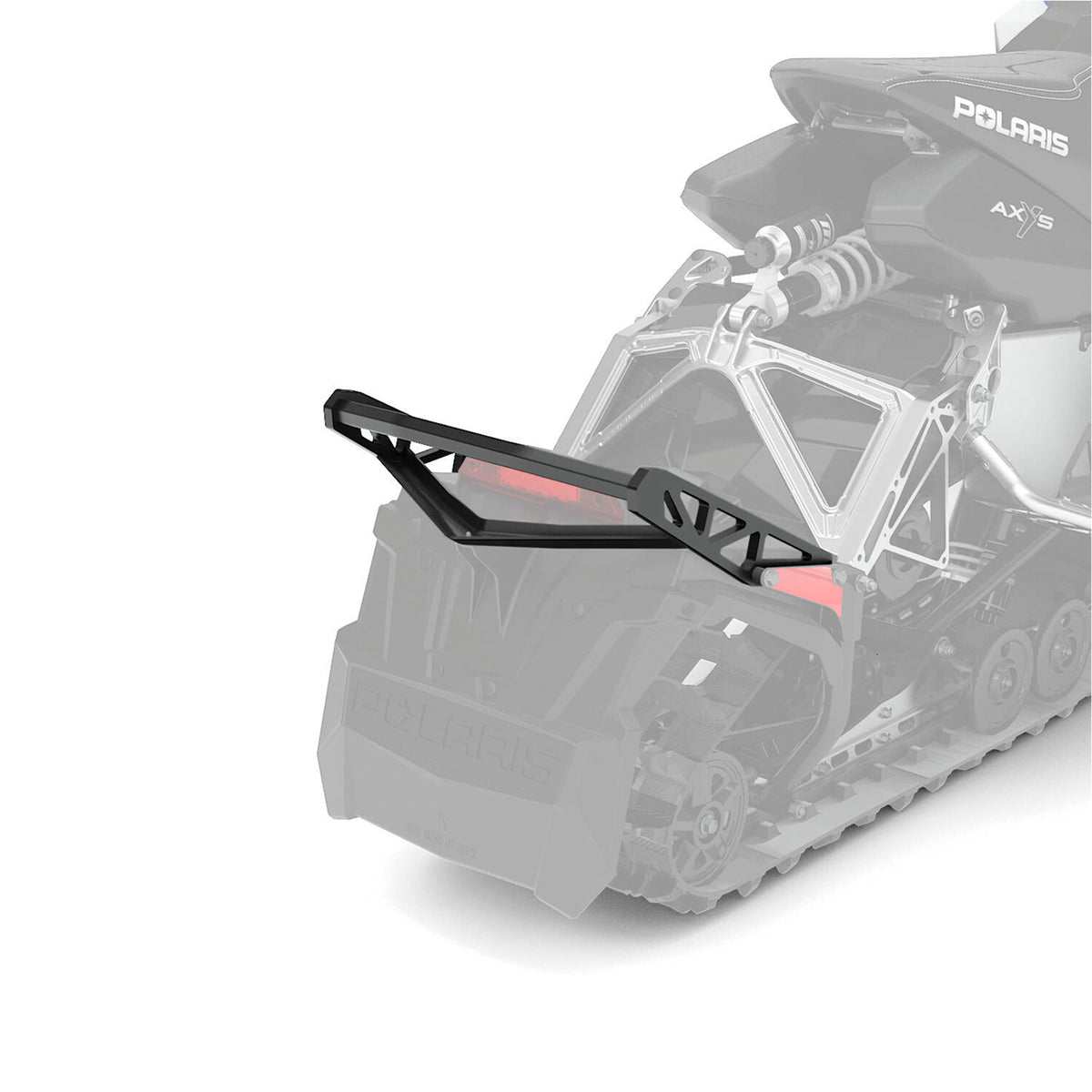 Polaris 2882926-458 Matte Black Rear Elite Pro Bumper Rush Switchback XCR 800