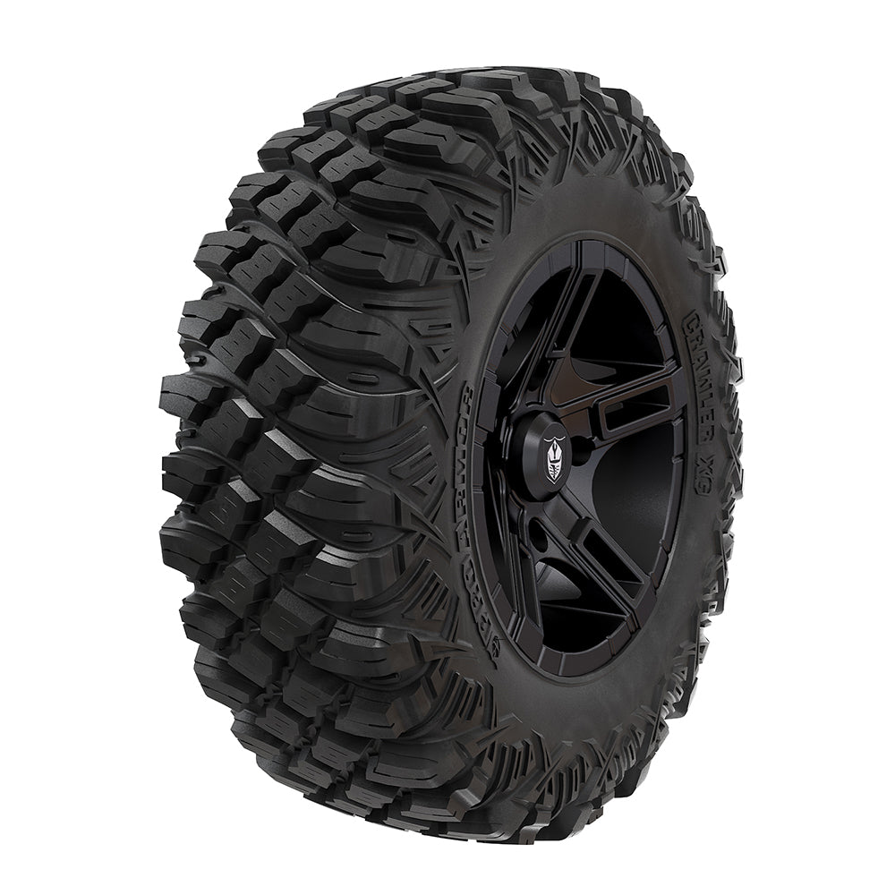 Polaris Pro Armor 2883176 Matte Flare Rim Crawler XG Tire Combo 1000 XP Turbo