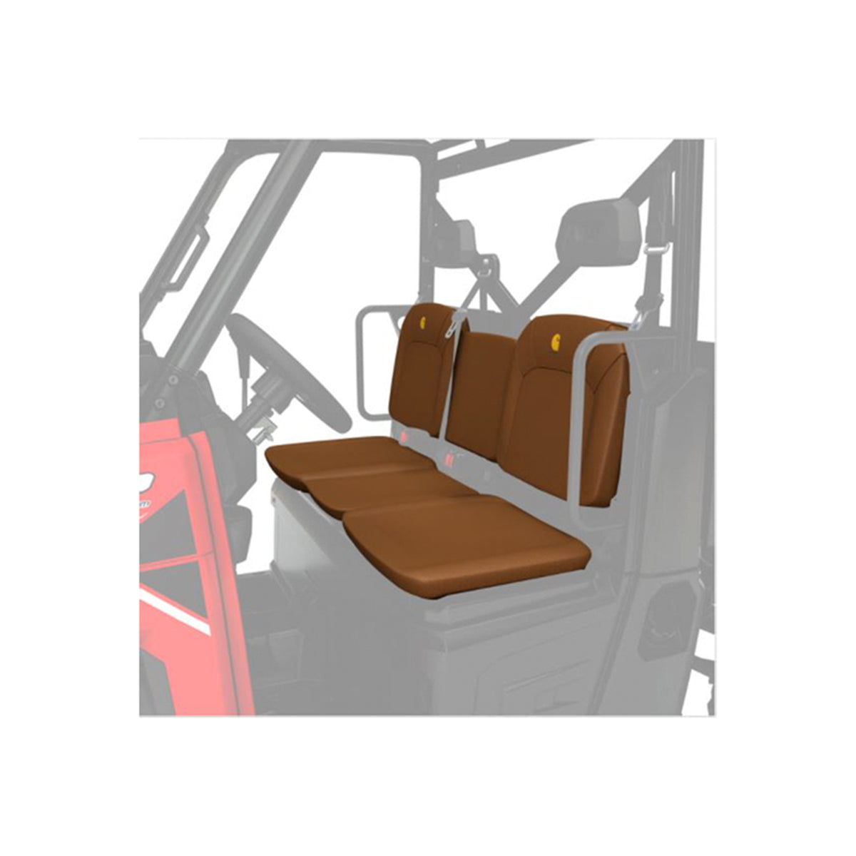 Polaris Carhartt Brown Full Split Bench Seat 2883244-218
