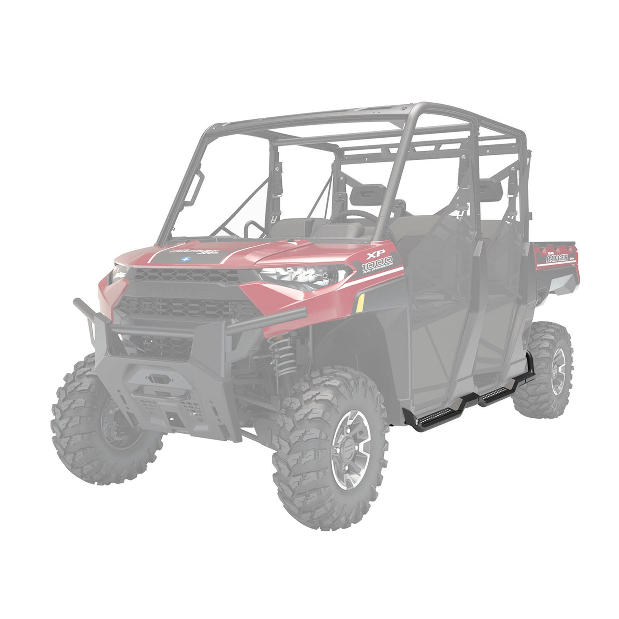 Polaris 2883398 Crew Rock Guard Sliders with Step Ranger Trail Boss Pro XD 1000