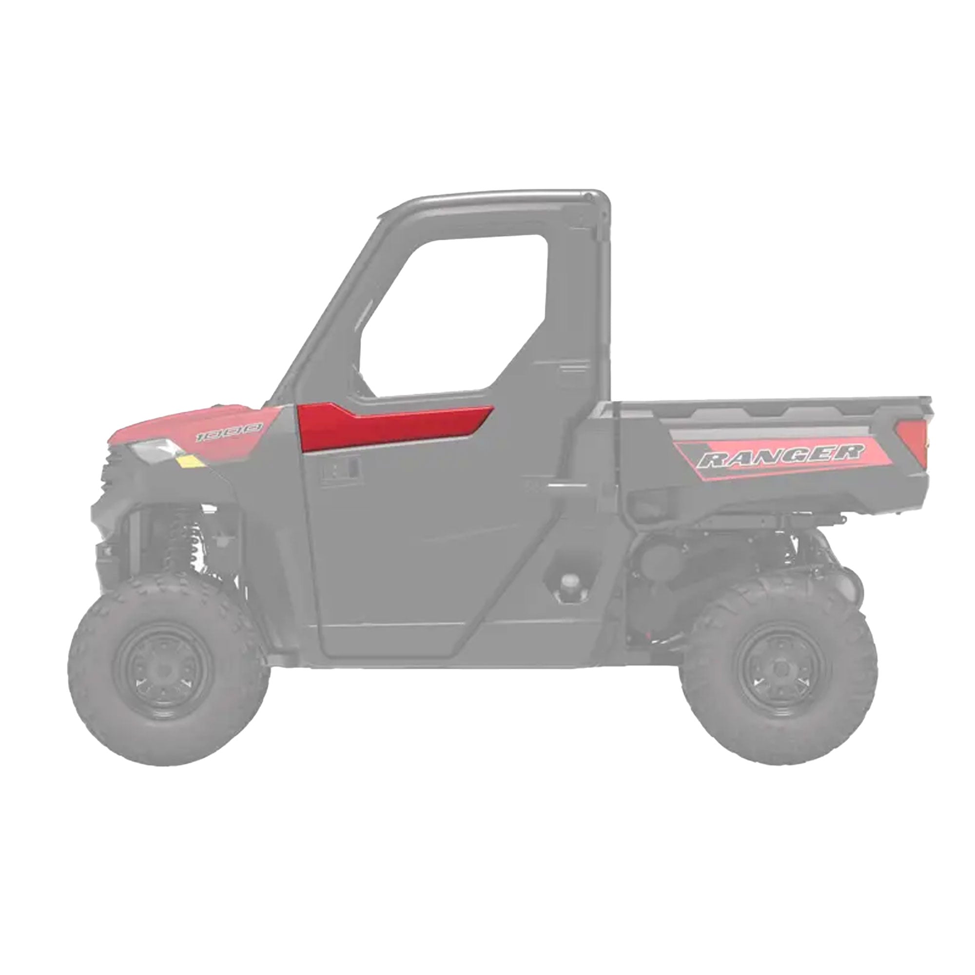 Polaris 2883499-342 Solar Red Front Exterior Door Panel Ranger Trail Boss 1000