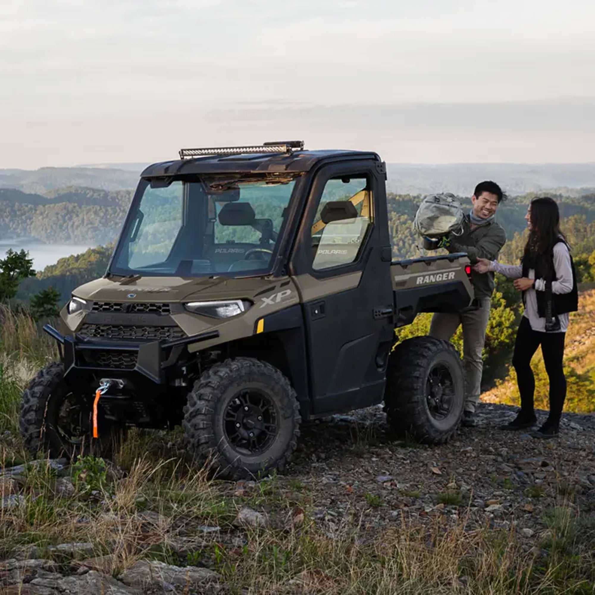 Polaris 2883499-342 Solar Red Front Exterior Accent Door Panel OEM Ranger 1000 XP Crew