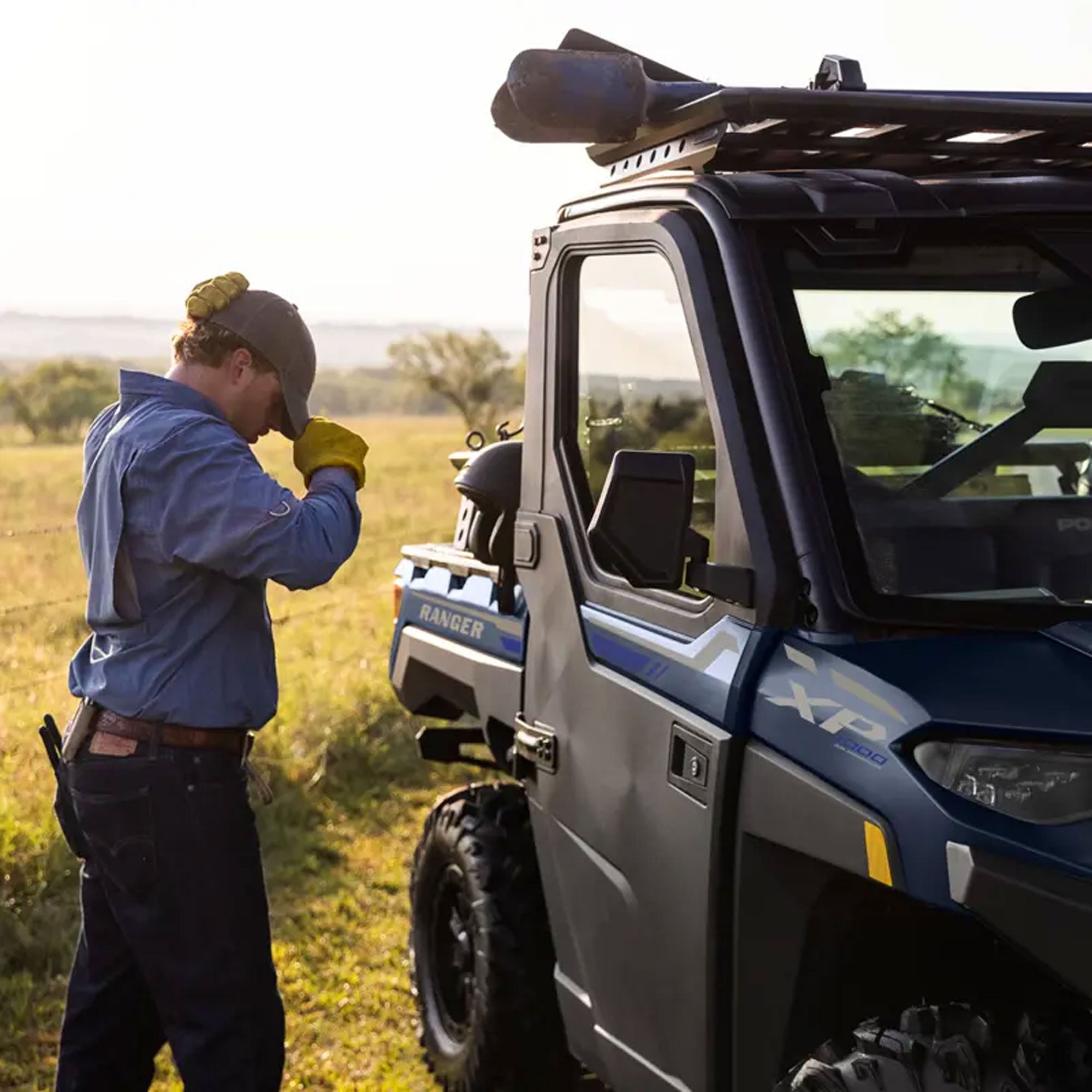 Polaris 2883499-342 Solar Red Front Exterior Accent Door Panel OEM Ranger 1000 XP Crew