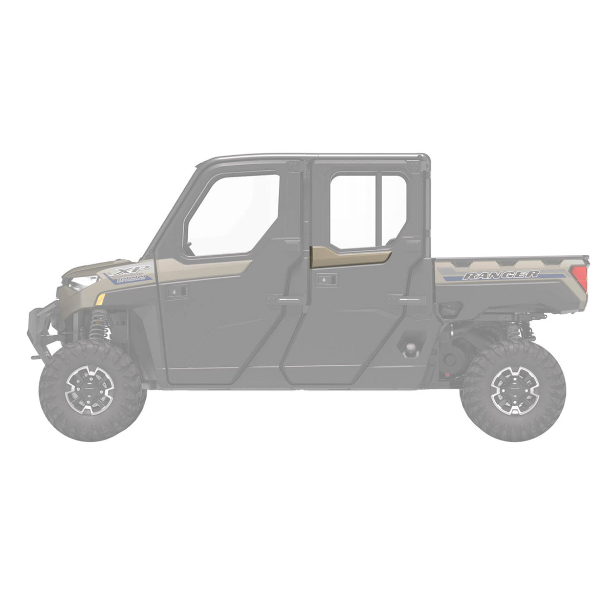 Polaris Sand Metallic Rear Door Accent Panel 2883829-555 alternate view