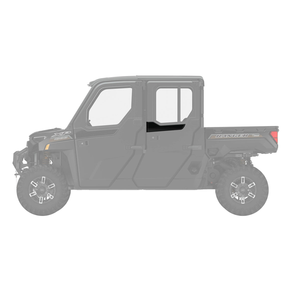 Polaris Black Pearl Rear Door Accent Panel 2883829-666 alternate view