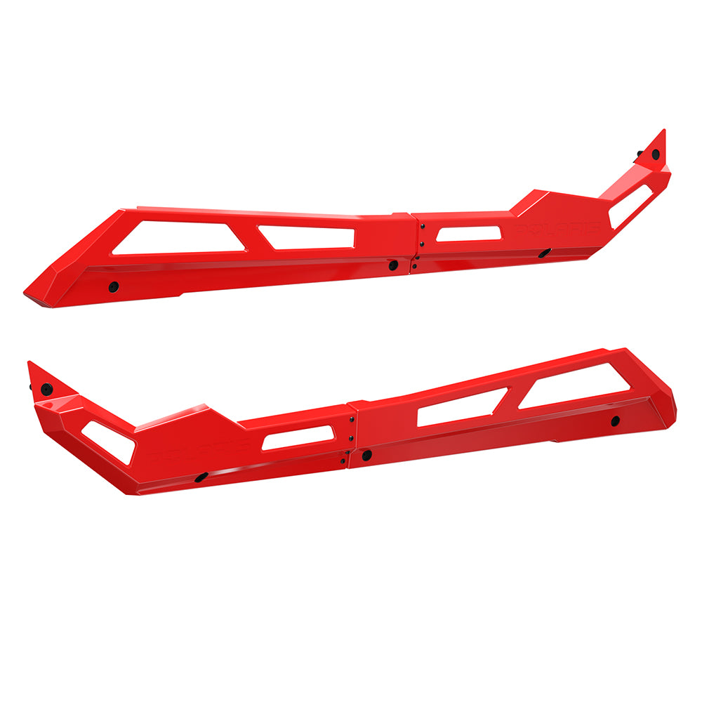 Polaris 2883987-293 Indy Red Low Profile Rock Sliders RZR XP Turbo 4