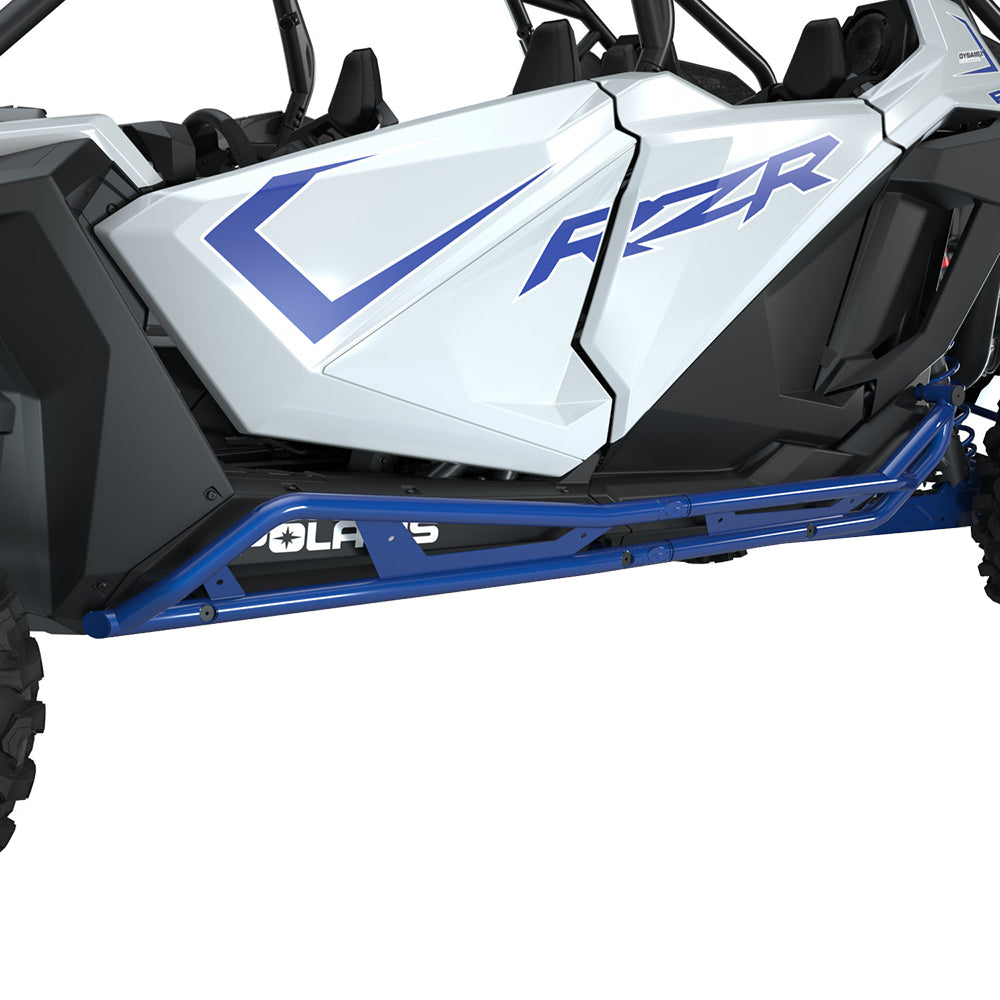 Polaris Blue Metallic Kick Out Rock Sliders 2883988-751