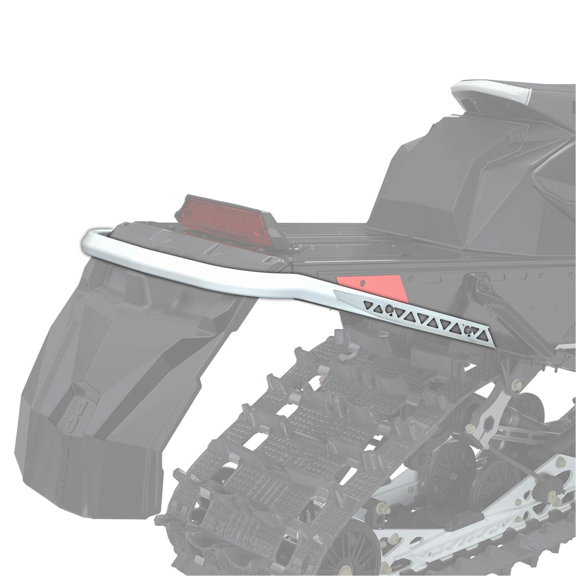 Polaris 2884257-133 Bright White Rear Bumper Indy Rush Switchback 800 850 550