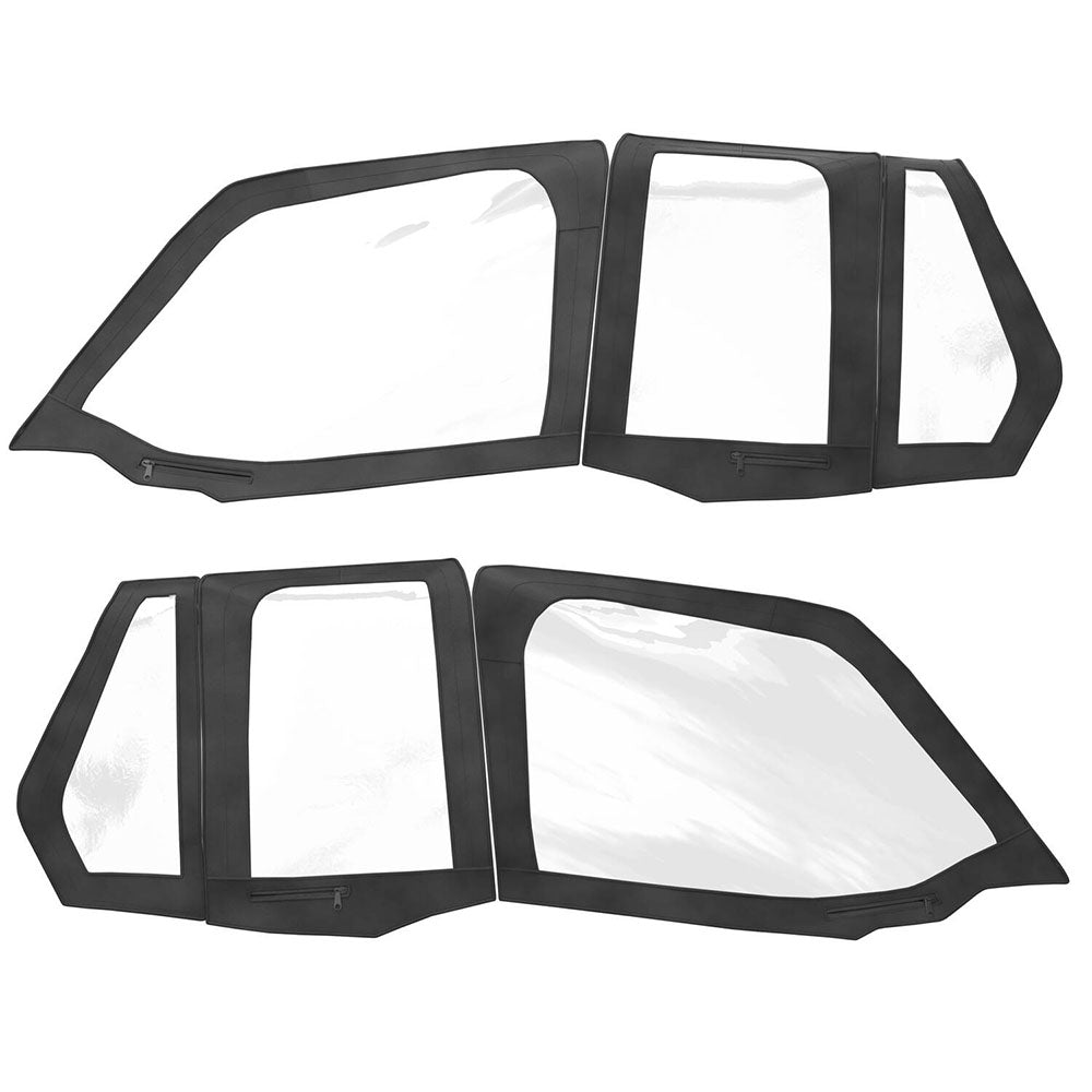 Polaris 2884332 Upper 4-Seat Canvas Doors RZR 1000 XP Turbo 4 2019-2023