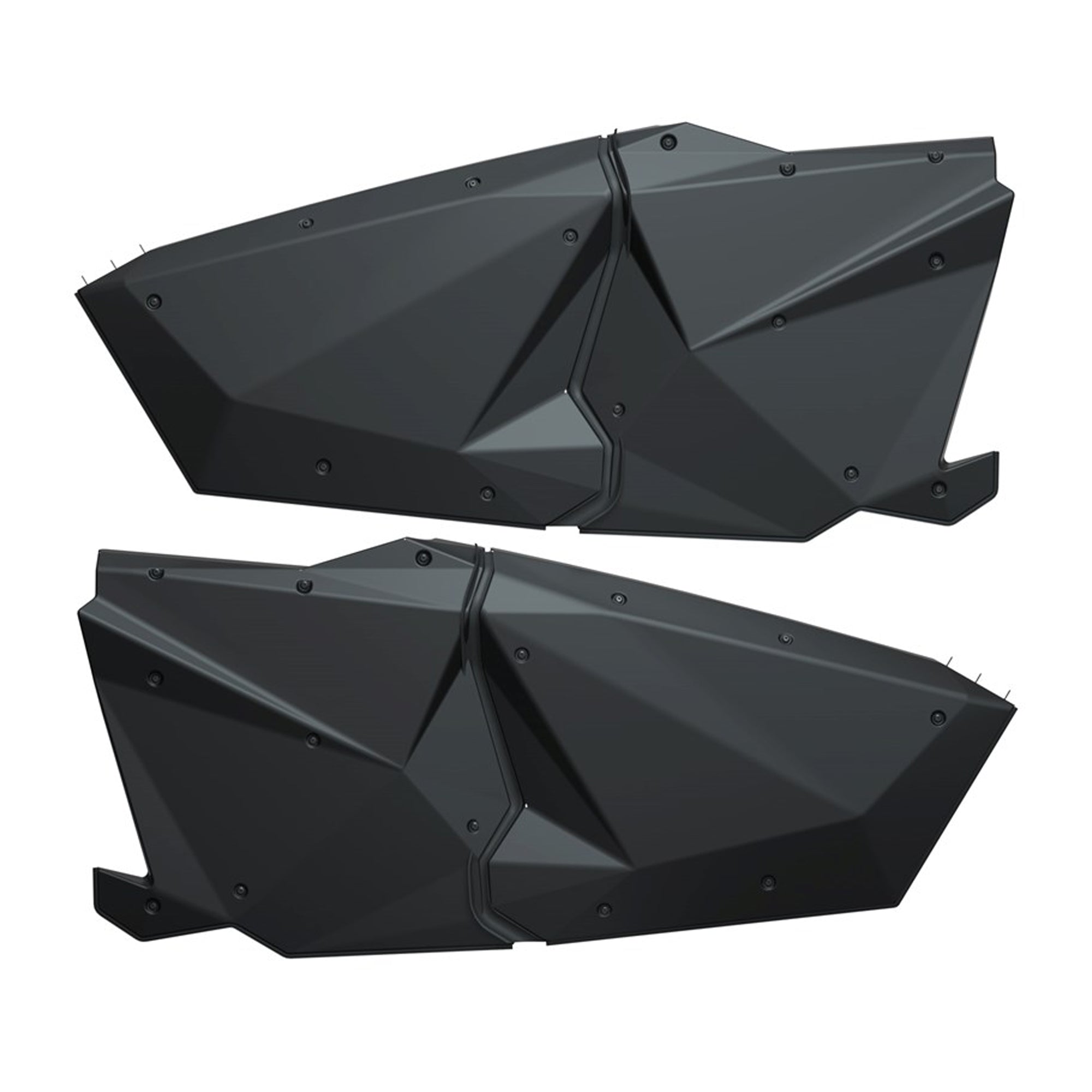 Polaris 2884660-458 Matte Black Aluminum 4-Seat Doors RZR XP Turbo 4