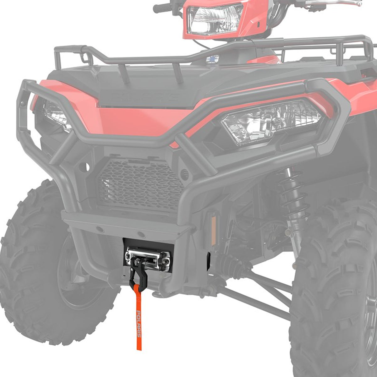 Polaris 2500lb Winch Kit w/50ft Steel Cable 2884832 alternate view