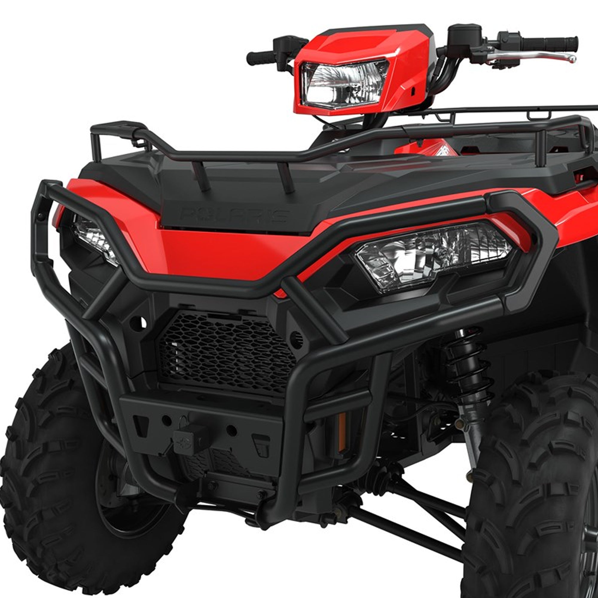 Polaris Front Heavy Duty Brush Guard with Hitch 2884850