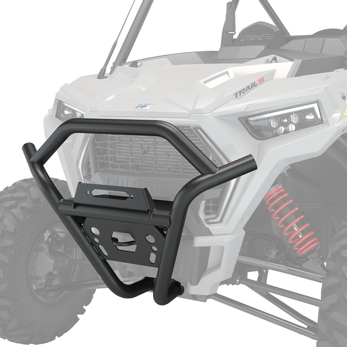 Polaris Matte Black Front Winch Bumper 2884868-458