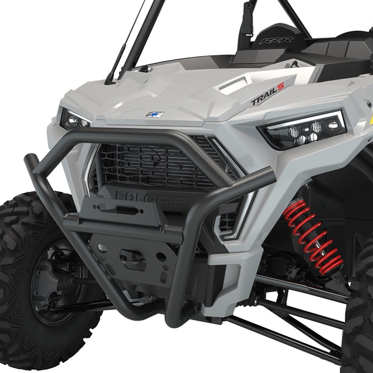 Polaris Matte Black Front Winch Bumper 2884868-458 alternate view