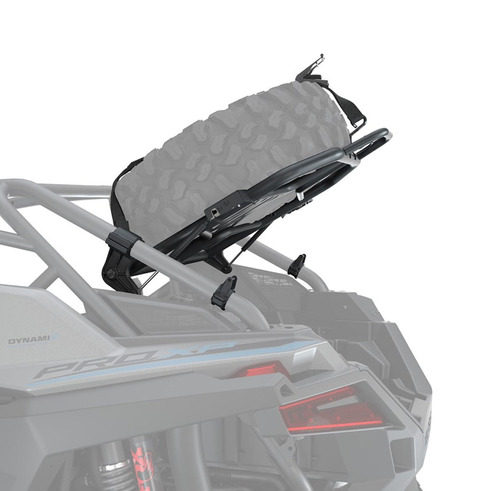 Polaris Matte Black Pivoting Spare Tire Carrier 2884907-458