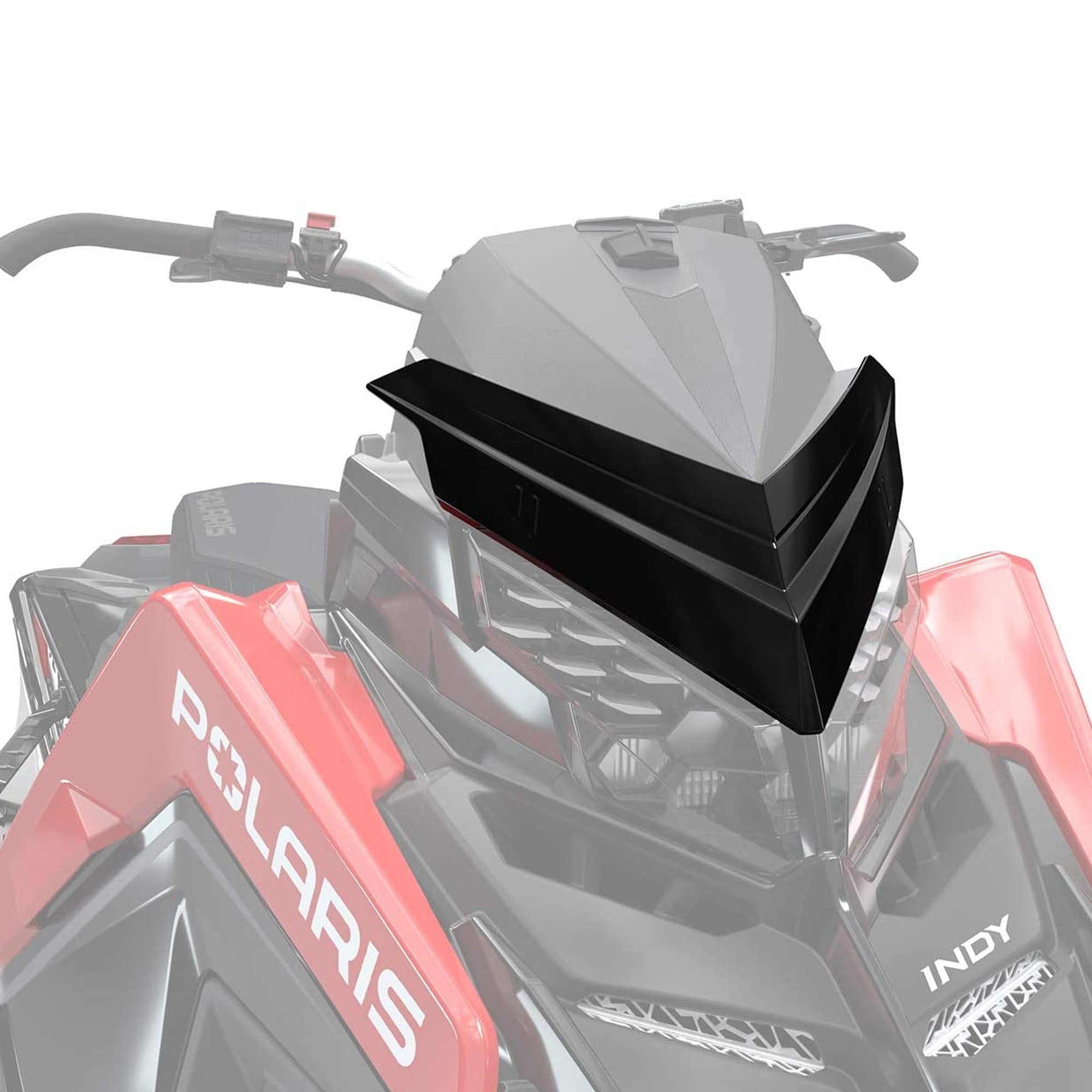 Polaris 2884936-266 Cruiser Black Low Windshield Bezel Indy Switchback RMK 850