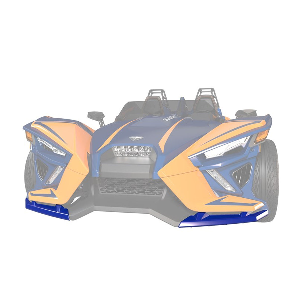Slingshot Sonic Blue Front Wing Guards 2884948-606 alternate view