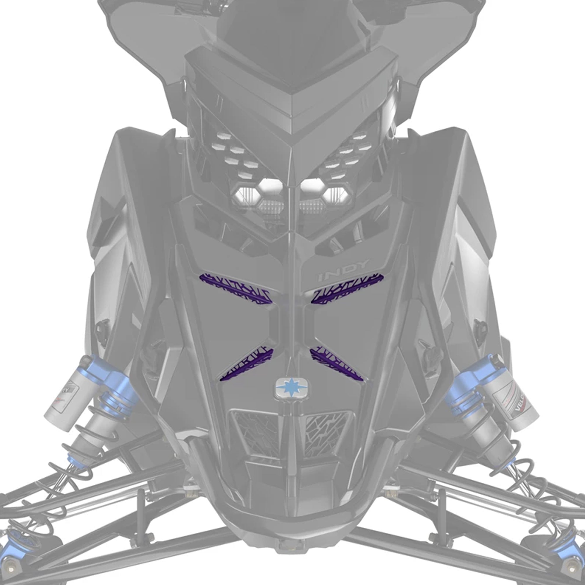 Polaris 2884979-784 Plum Crazy Matryx Grill Inserts Indy Switchback RMK 850 650