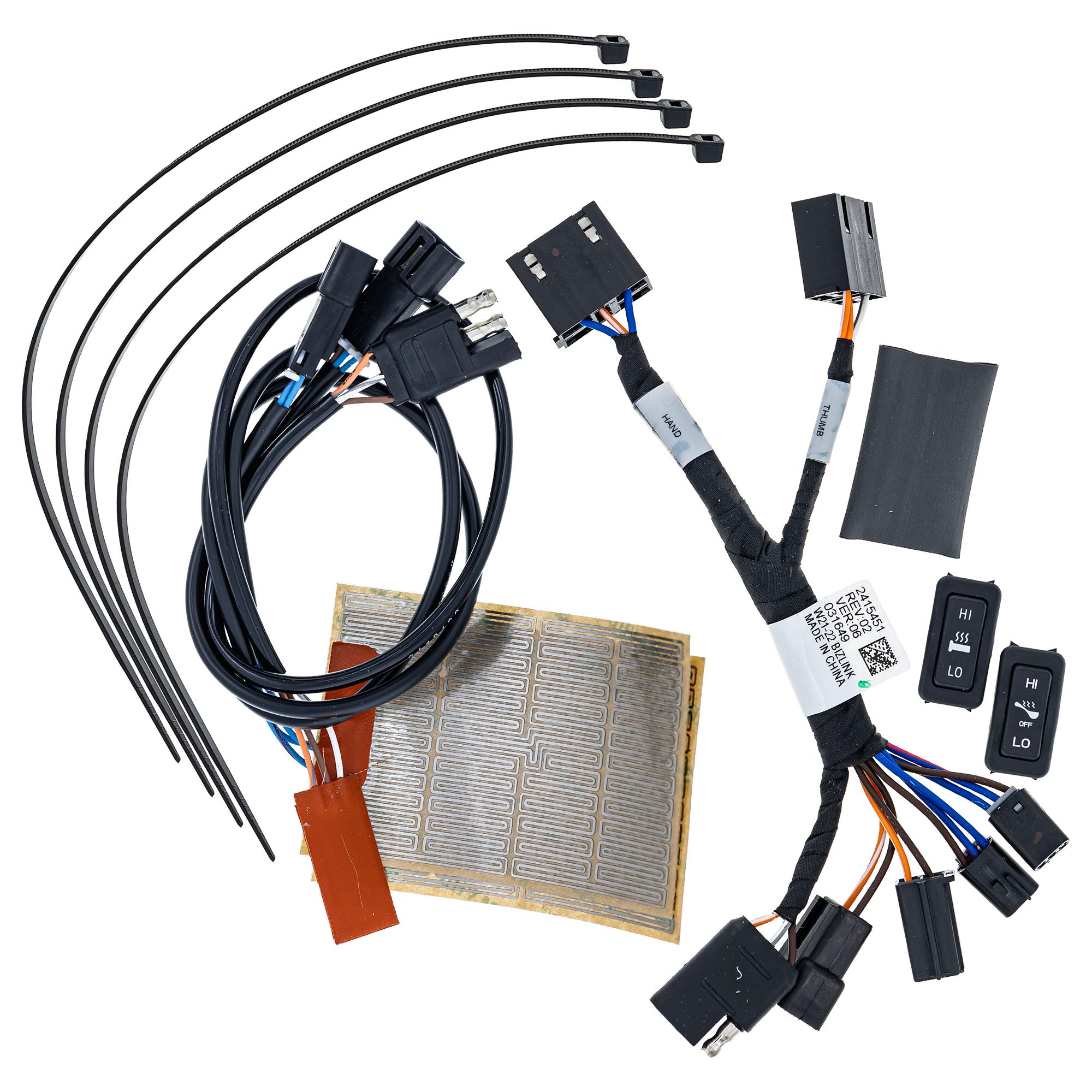 Polaris 2885002 Hand Thumb Warmer Kit Sportsman Scrambler 1000 570 850 450 XP S