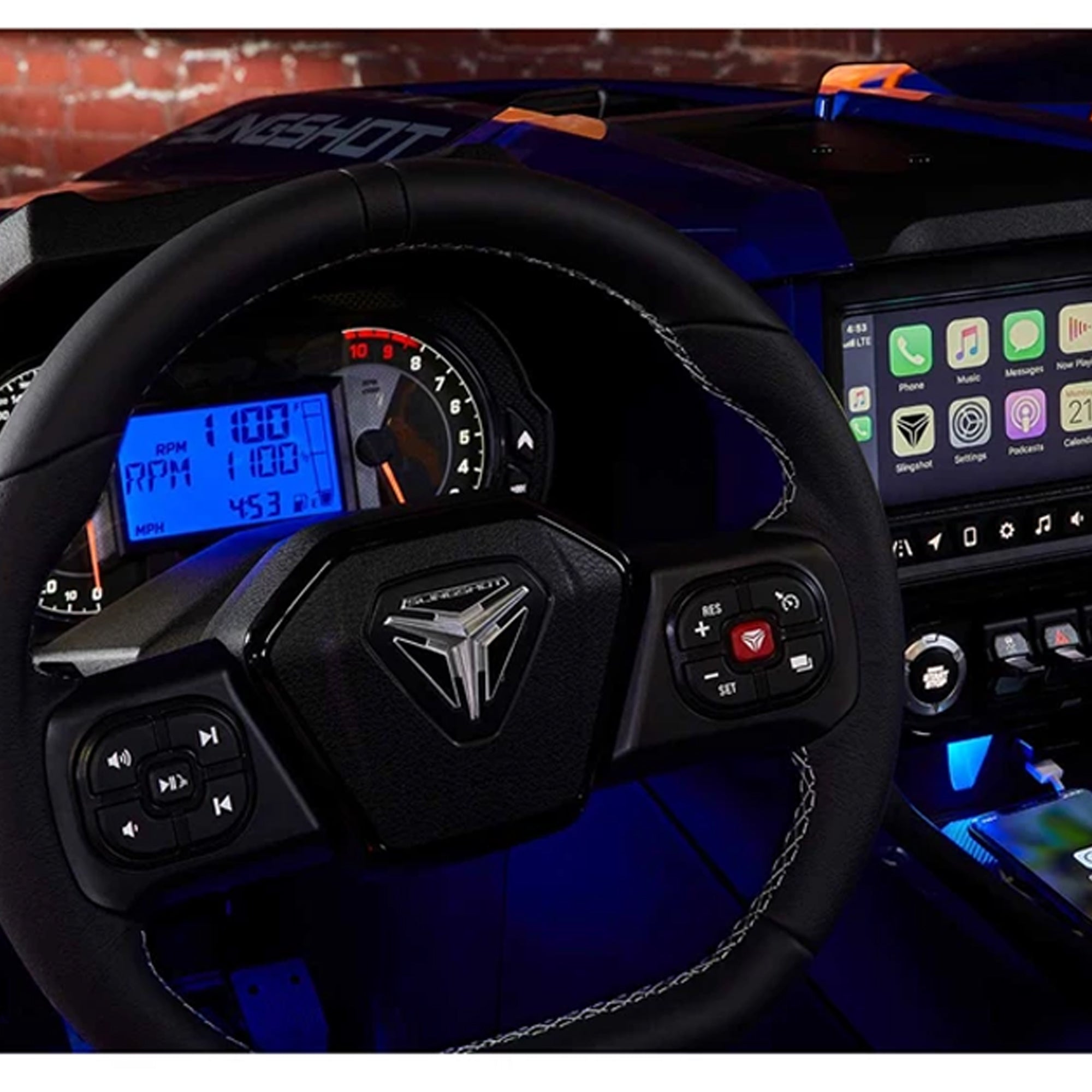 Polaris Slingshot 2889059 Premium XKGlow Interior Lighting Kit Slingshot S