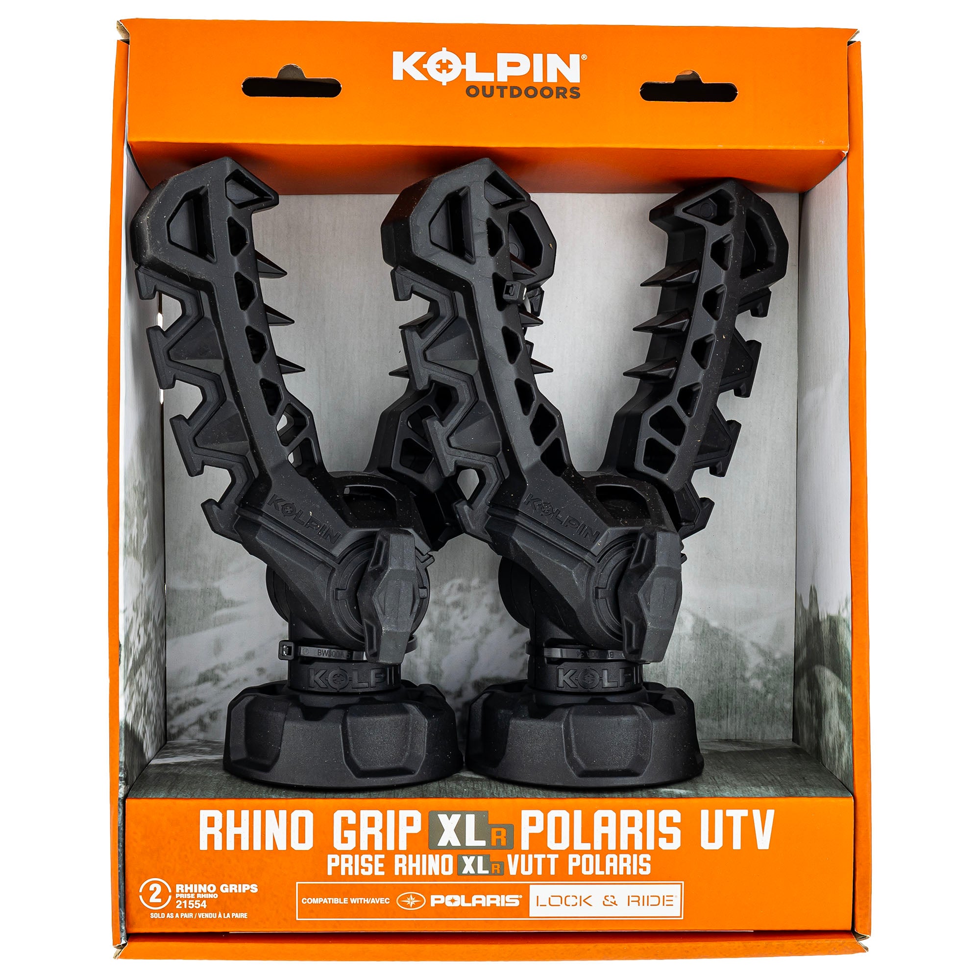 Polaris 2889165 Kolpin Lock & Ride XL Rhino Grips RZR Ranger General 1000 900