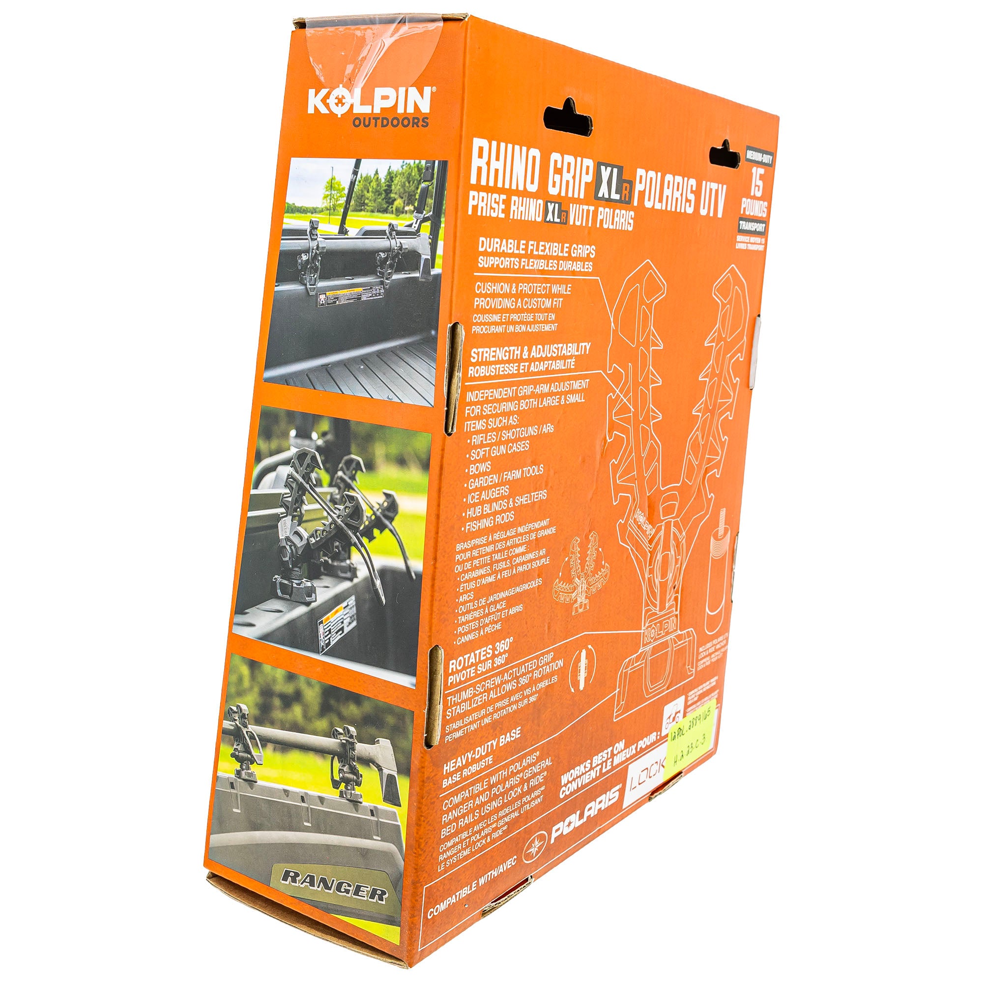 Polaris 2889165 Lock & Ride XL Rhino Grips by Kolpin Secure Cargo Xpedition Genuine OEM