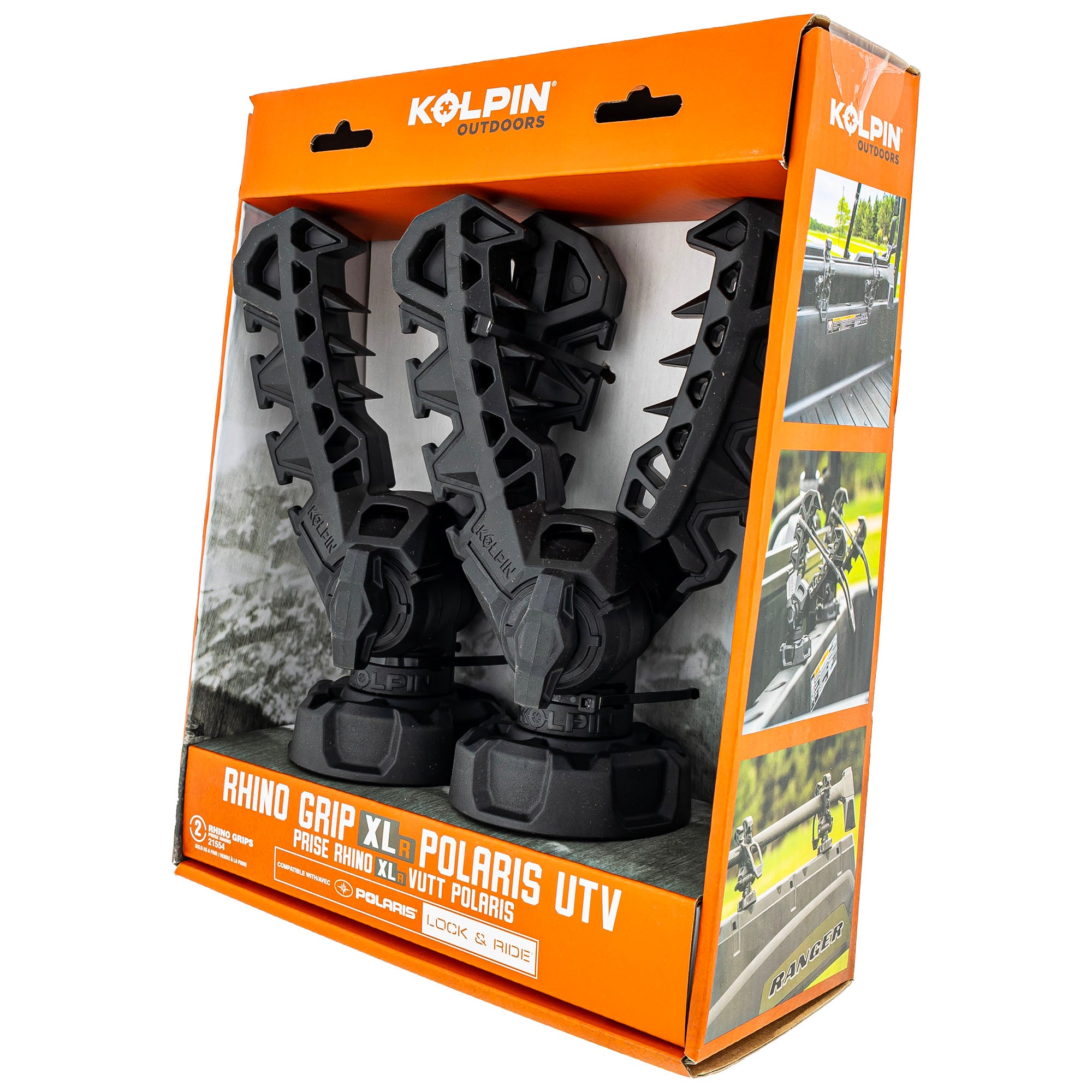 Polaris 2889165 Lock & Ride XL Rhino Grips by Kolpin Secure Cargo Xpedition Genuine OEM