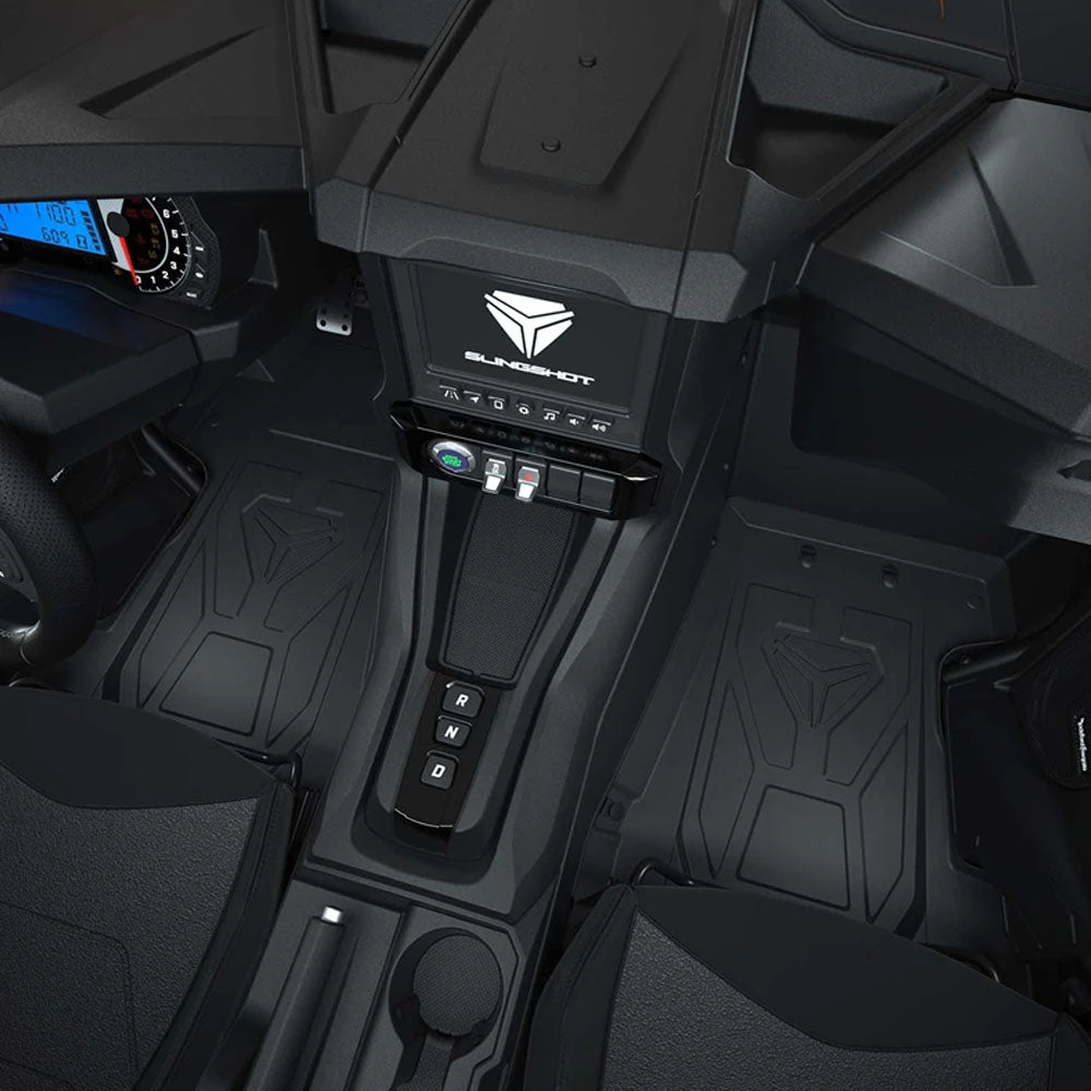 Slingshot 2889323 Polaris Black All-Weather Floor Mats LE R S SL SLR