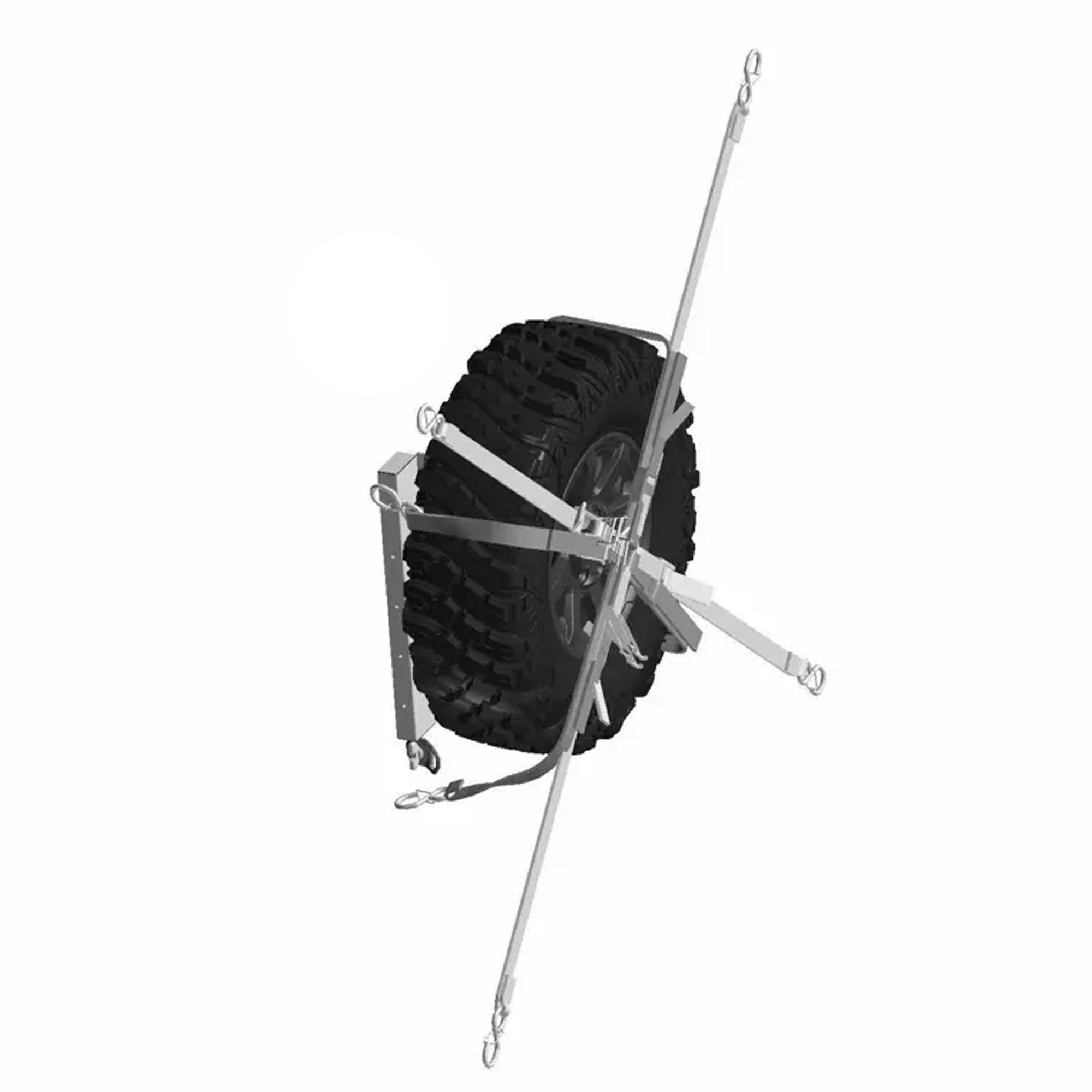 Polaris 2889336-458 Lock & Ride MAX Spare Tire Carrier Xpedition XP 5 ADV 5 OEM