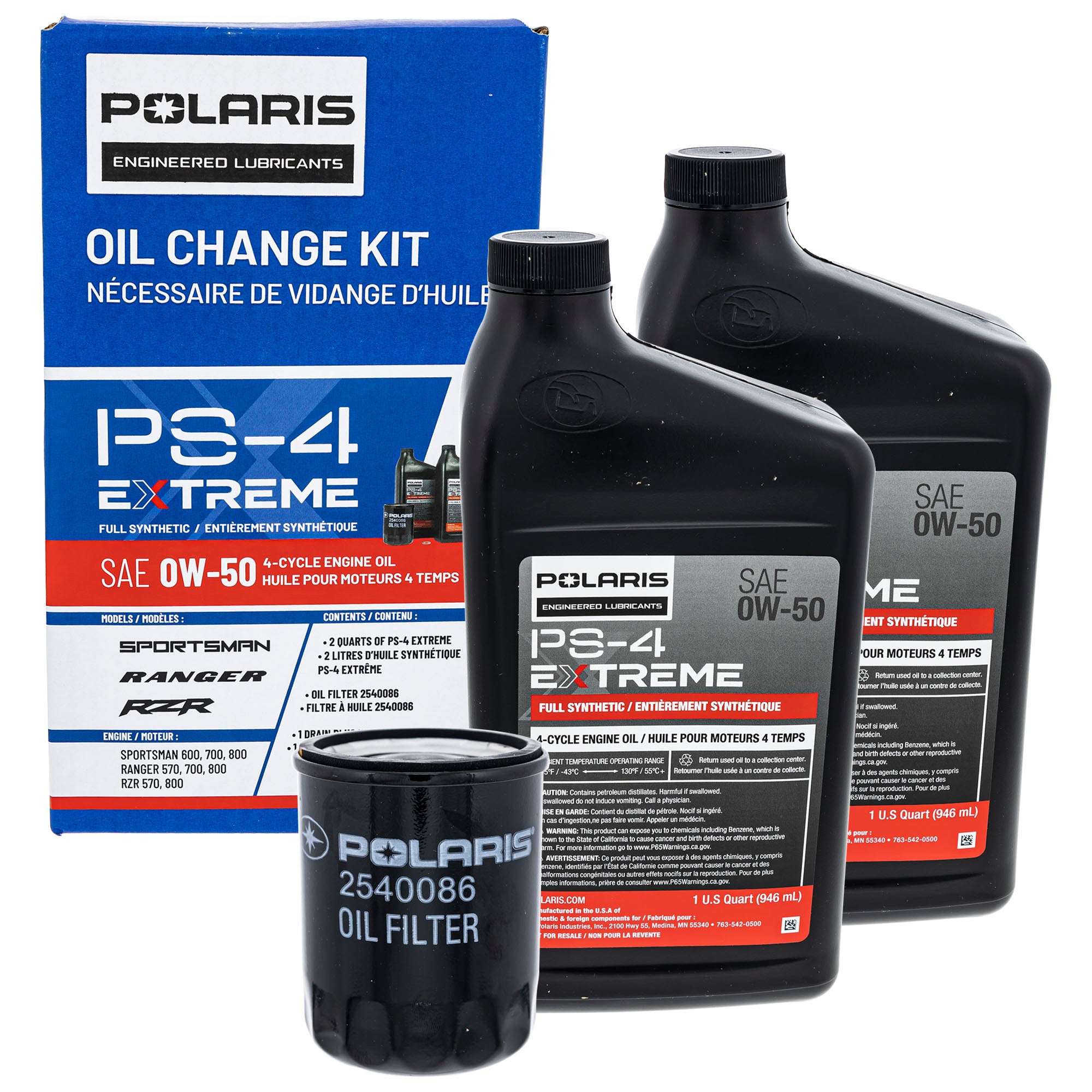 Polaris 2890056 Extreme Duty Oil Change Kit Ranger 570 SP Crew 2880213 2025