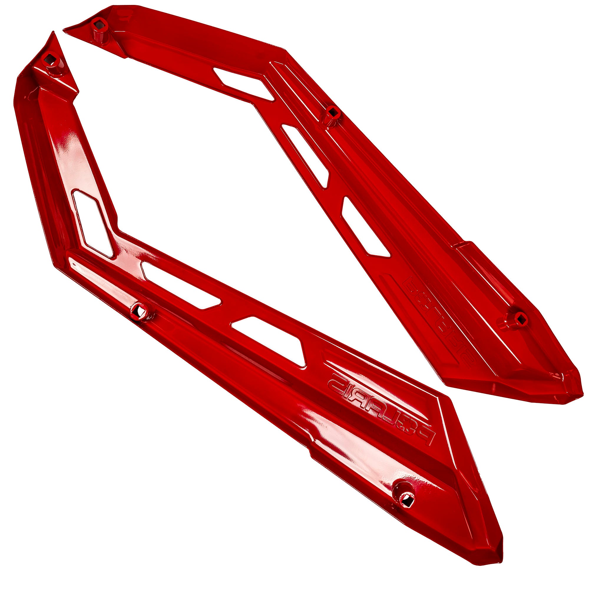 Polaris Indy Red Low Profile Rock Sliders 2890394-293