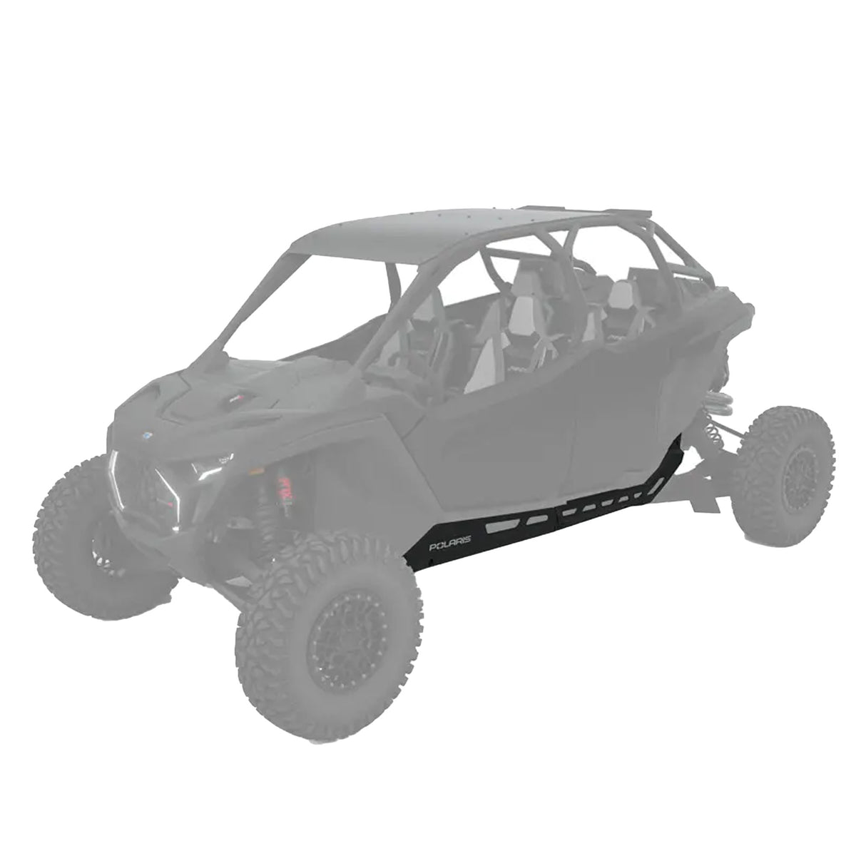 Polaris Matte Black Low Profile Rock Sliders 4-Seat 2890395-458 additional view