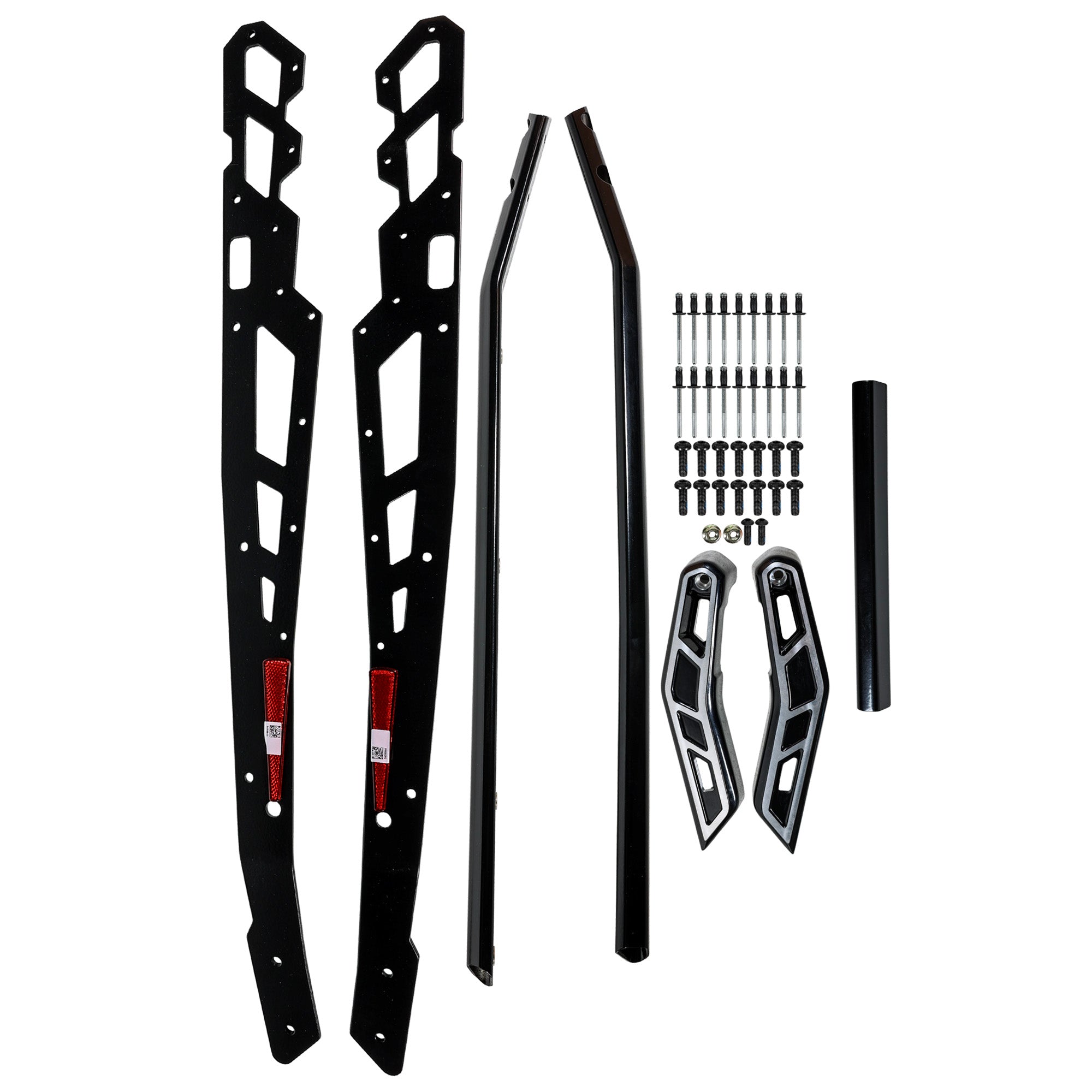 Polaris 2890512-067 Gloss Black Rear HD Burandt Edition Bumper