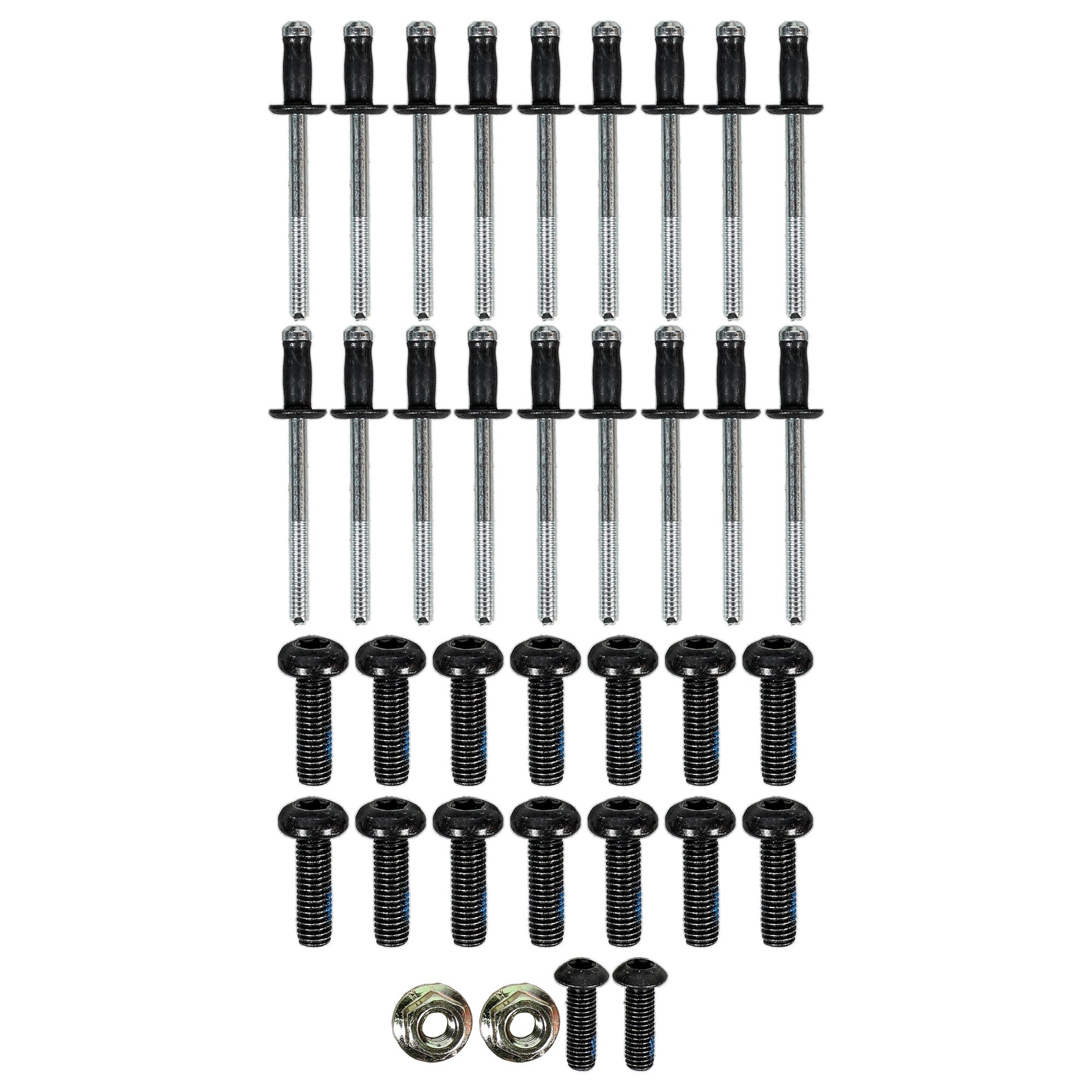 Polaris 2890512-067 Gloss Black Rear HD Burandt Edition Bumper