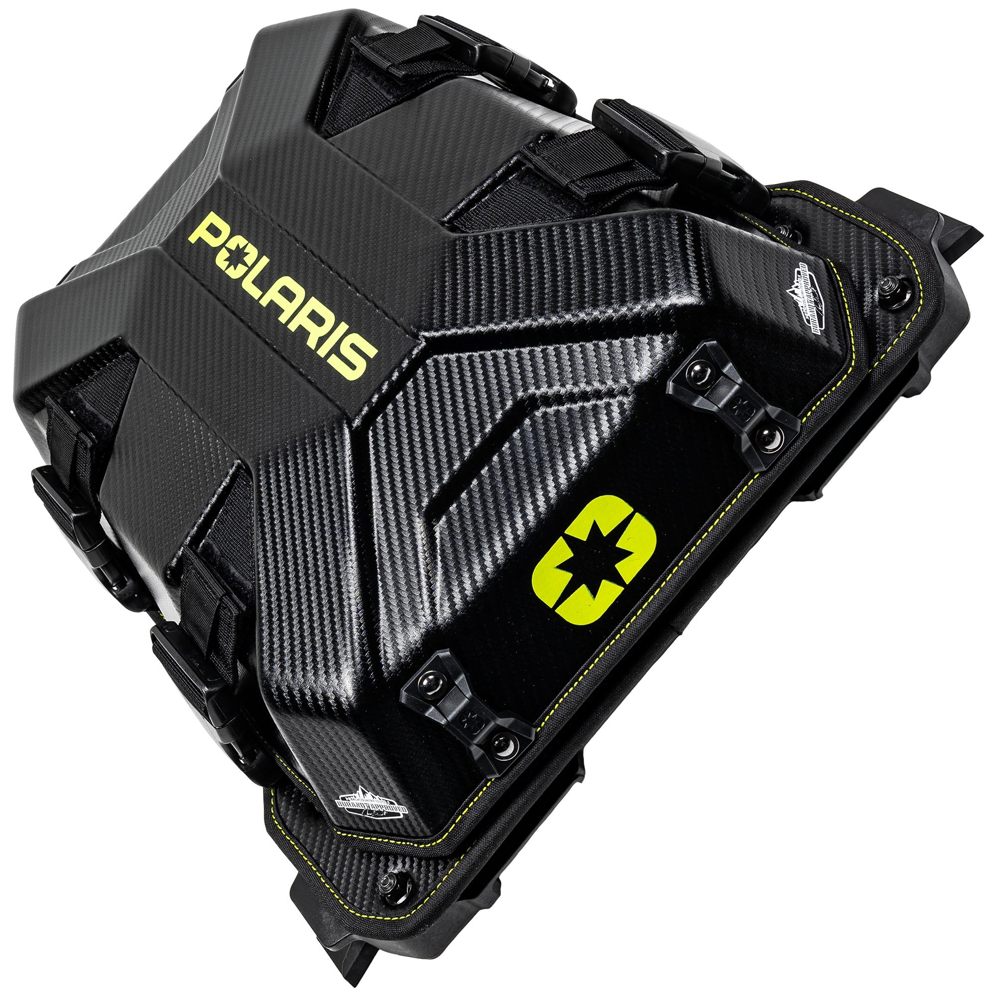 Polaris 2890632 Lock & Ride Flex Medium Burandt Bag Neon Switchback RMK Indy