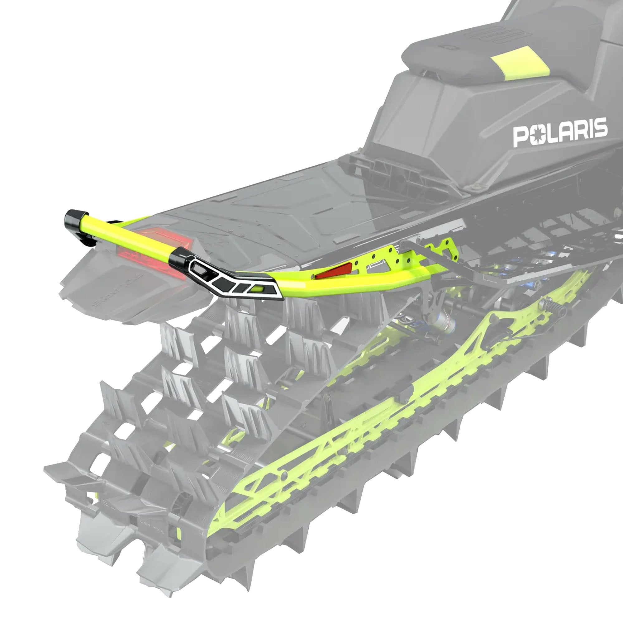 Polaris 2890670-801 Lime Burandt Edition HD RMK Slash 155 Rear Bumper