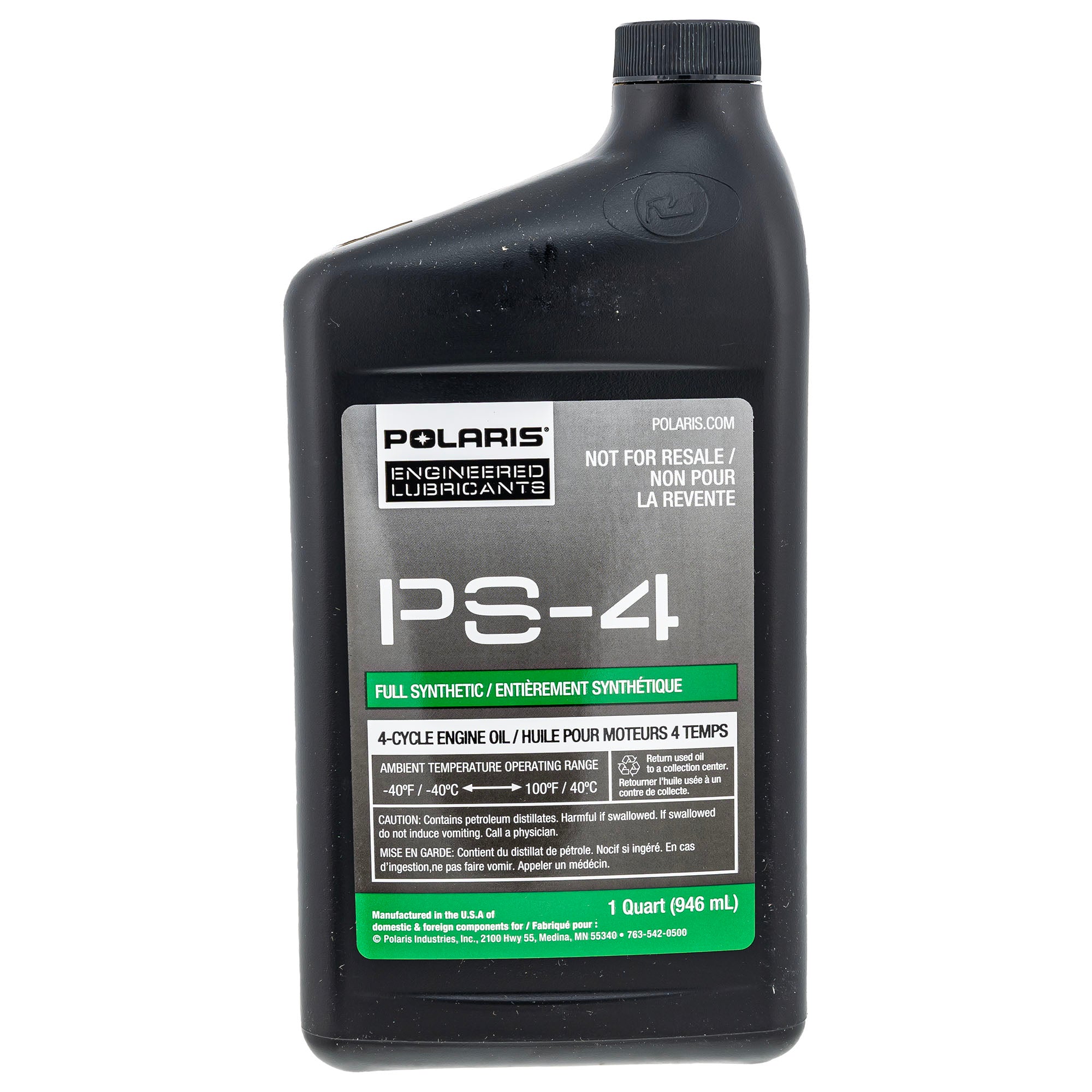 Polaris 2890880 PS-4 5W-50 Full Synthetic 4-Stroke Oil Change Kit RZR PRO R