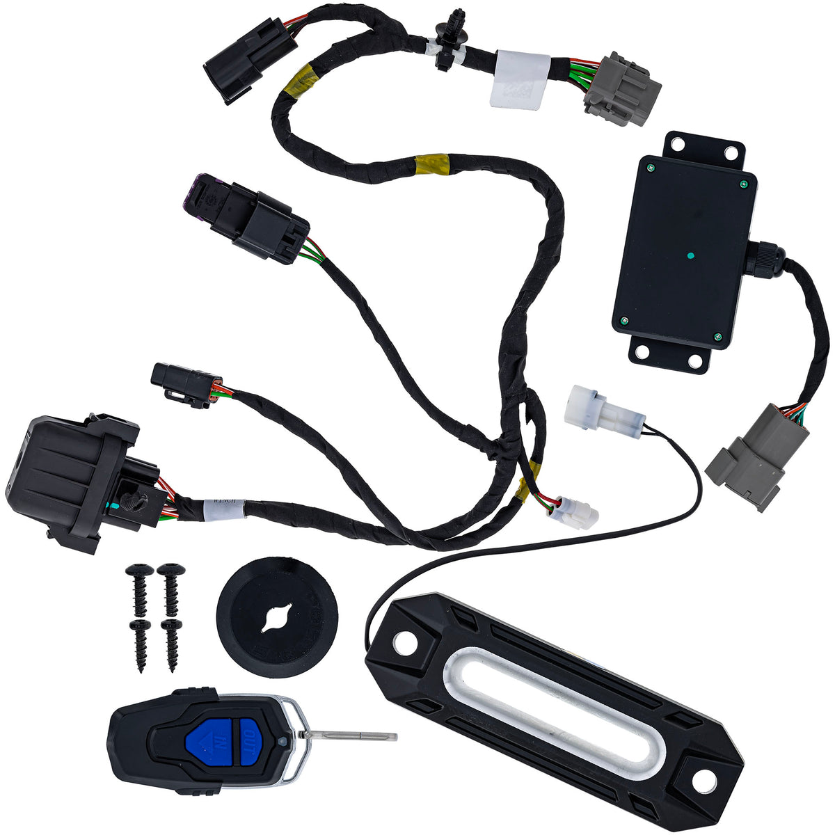 Polaris 2890991 4,500 Lb Winch Auto Stop And Remote Upgrade Ranger Crew