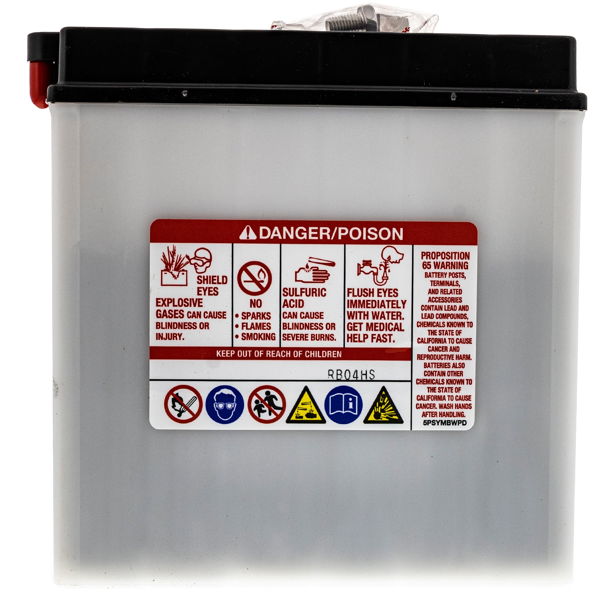 Polaris 4010630 Top Mount 30 Amp Battery (Dry) RZR Ranger Sportsman 500 570 700 800 Crew