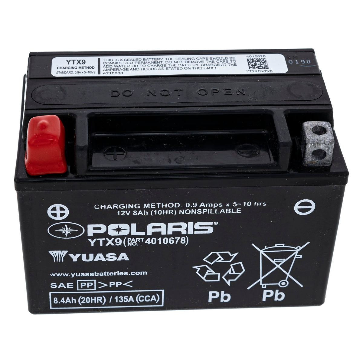 Polaris Sealed Battery 12V 4010678 alternate view