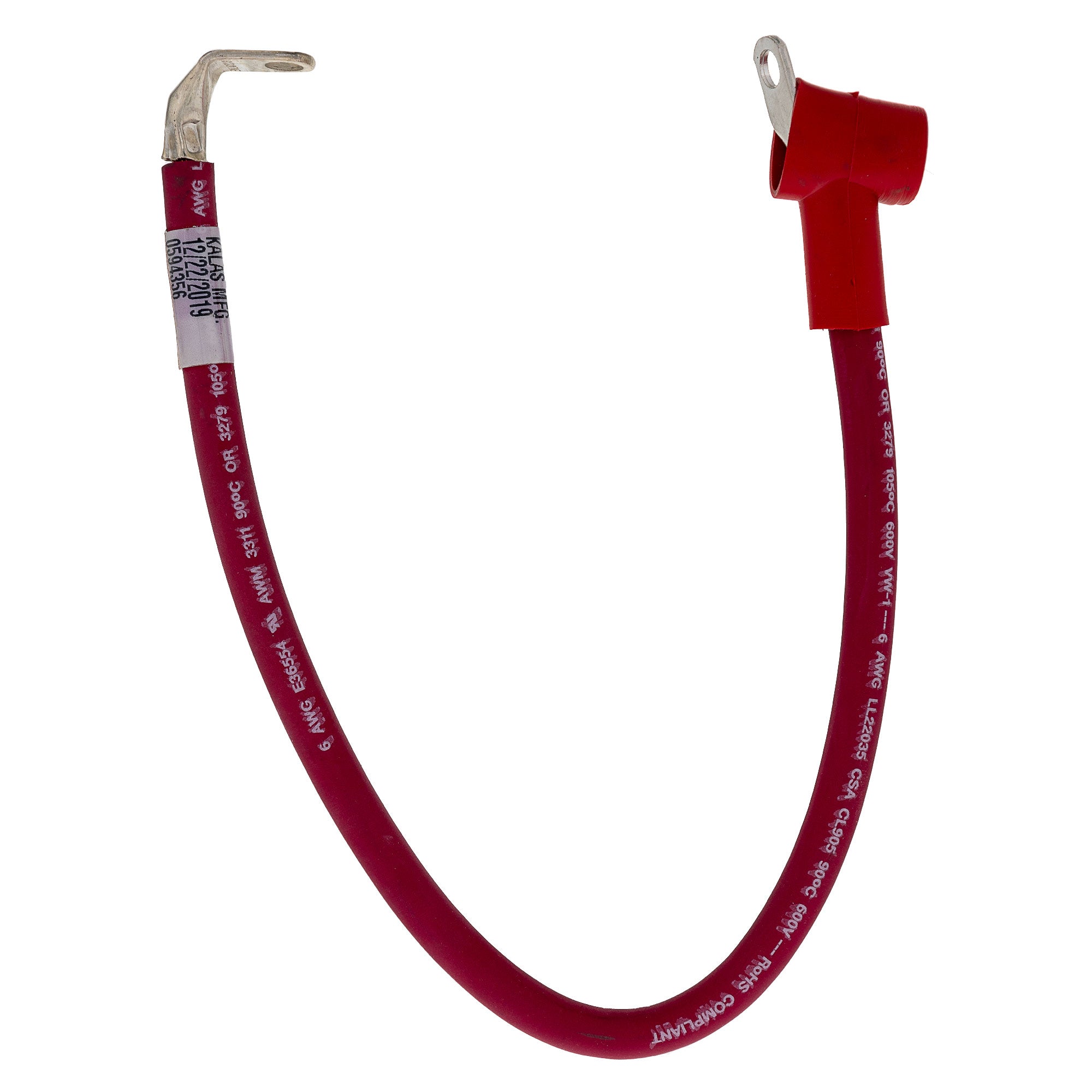Polaris 4011147 Red Battery/Solenoid 16.5" Cable Sportsman Hawkeye 500 550 330