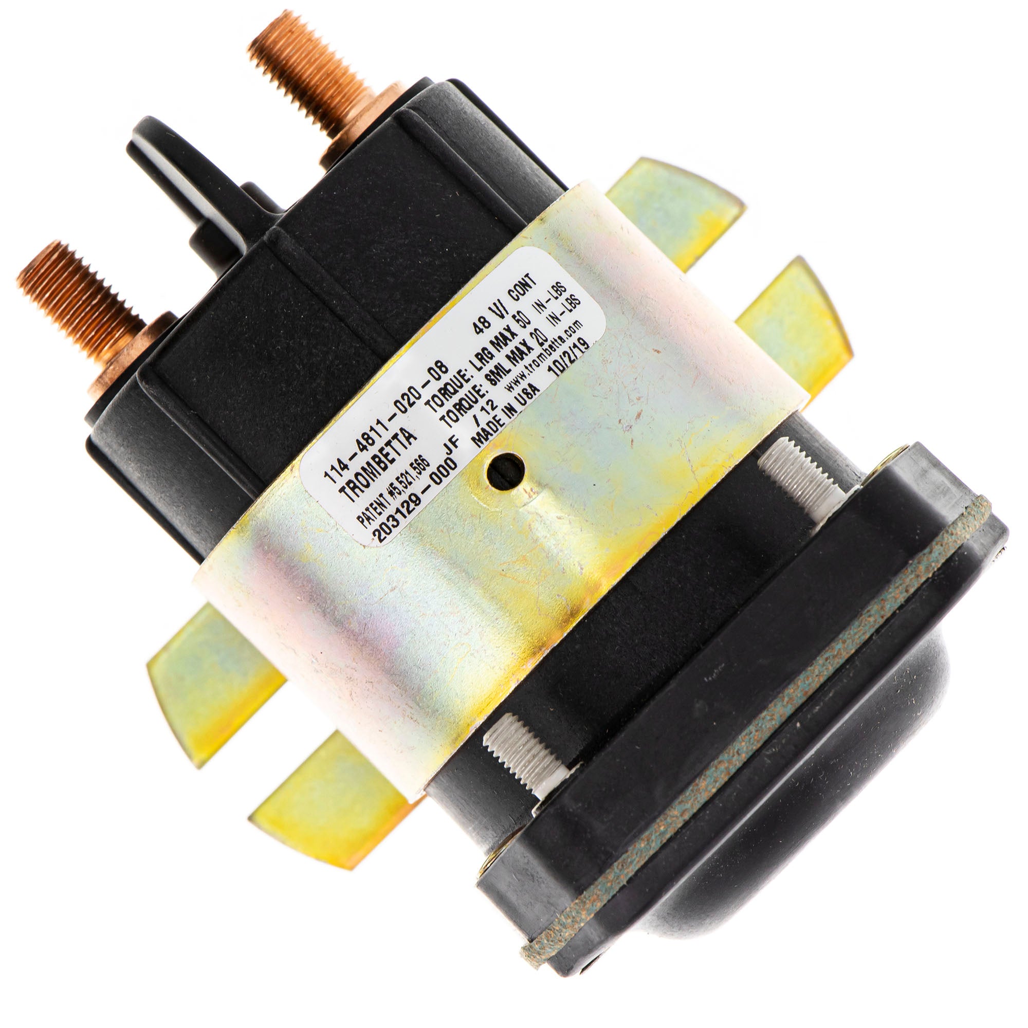 Polaris 4012818 Trombetter 48V Contactor Ranger XD LSV Li-Ion EV EM1400 Electric